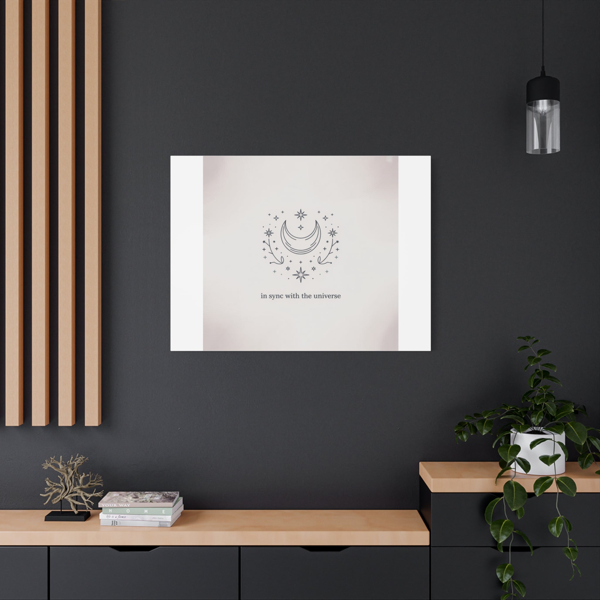 Moon Phases Constellation Art Print, Canvas