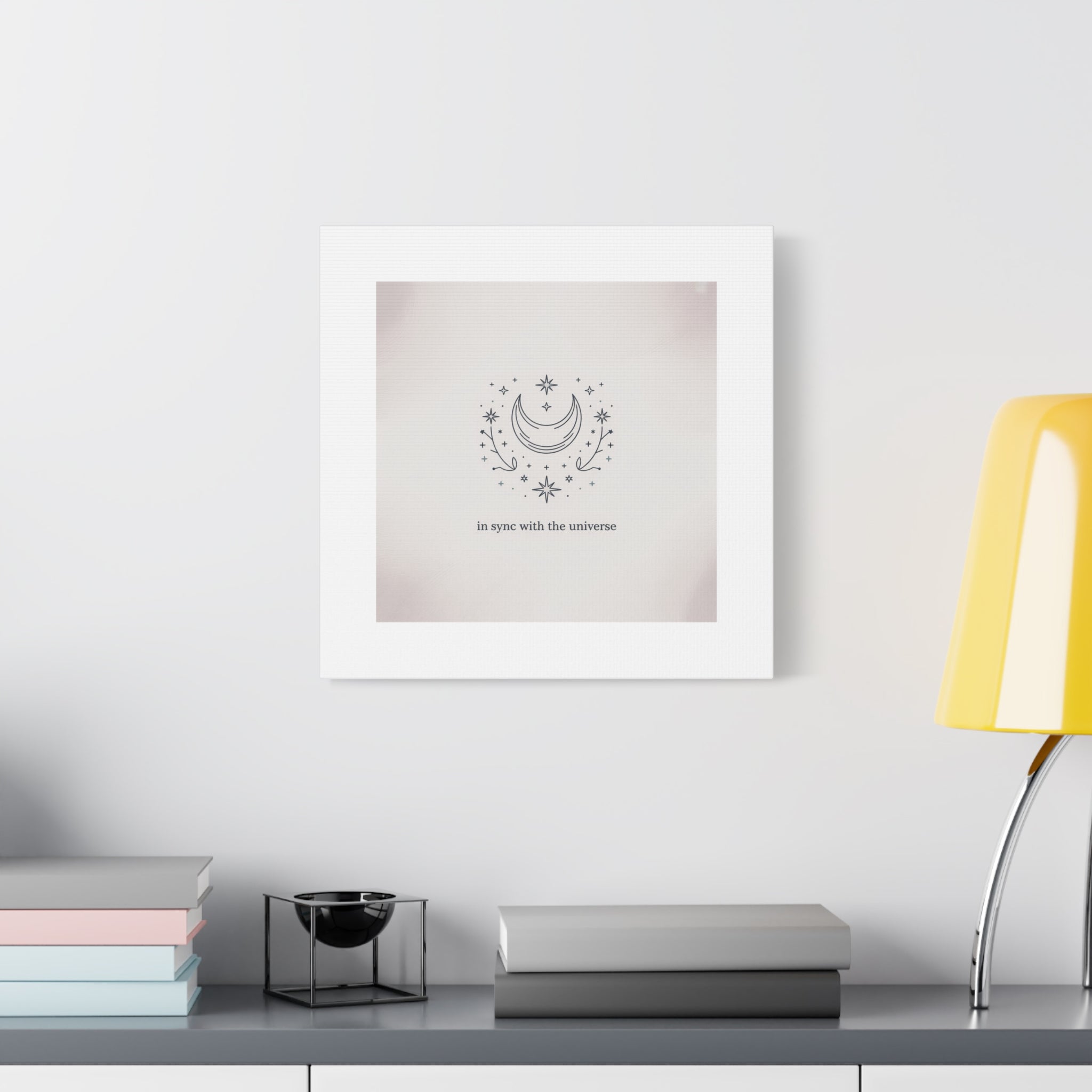 Moon Phases Constellation Art Print, Canvas