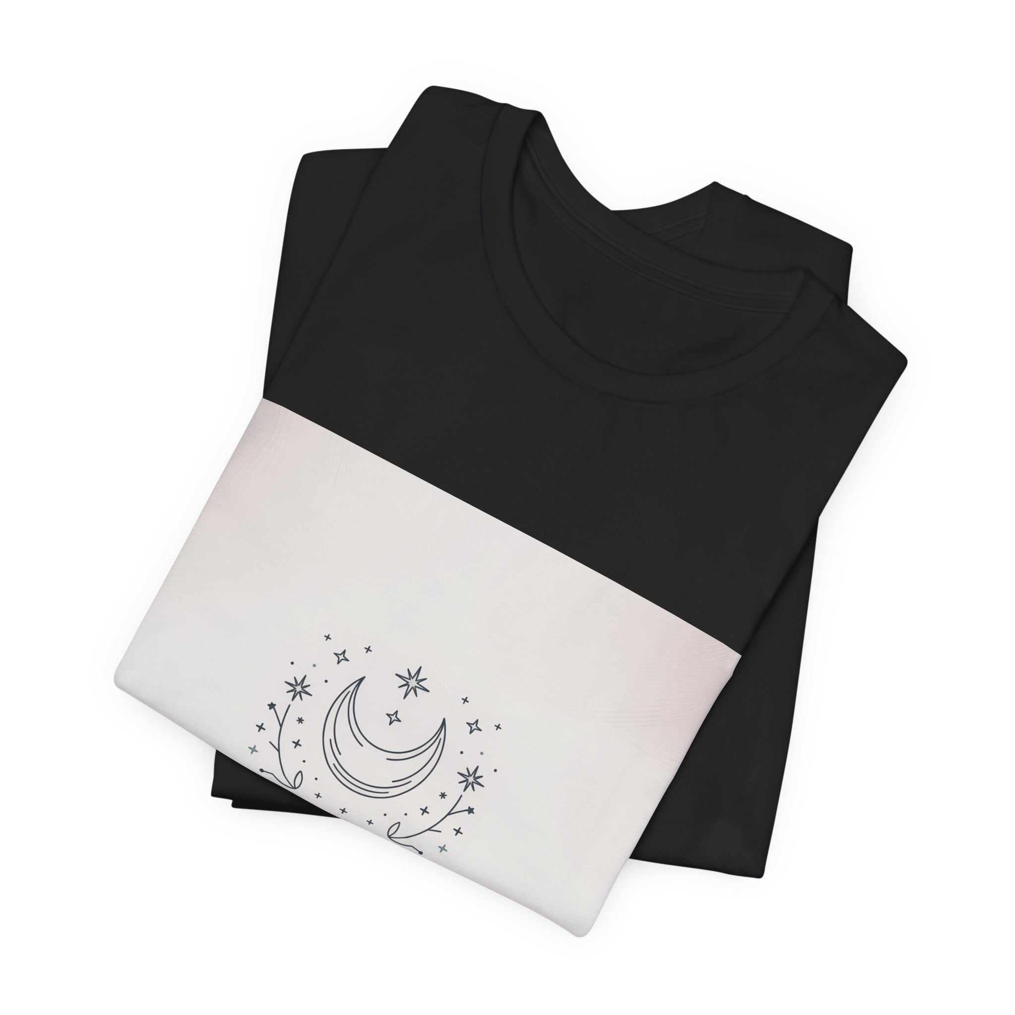 Moon Phase Constellation Tee | Minimal Astrology Design, Celestial Graphic