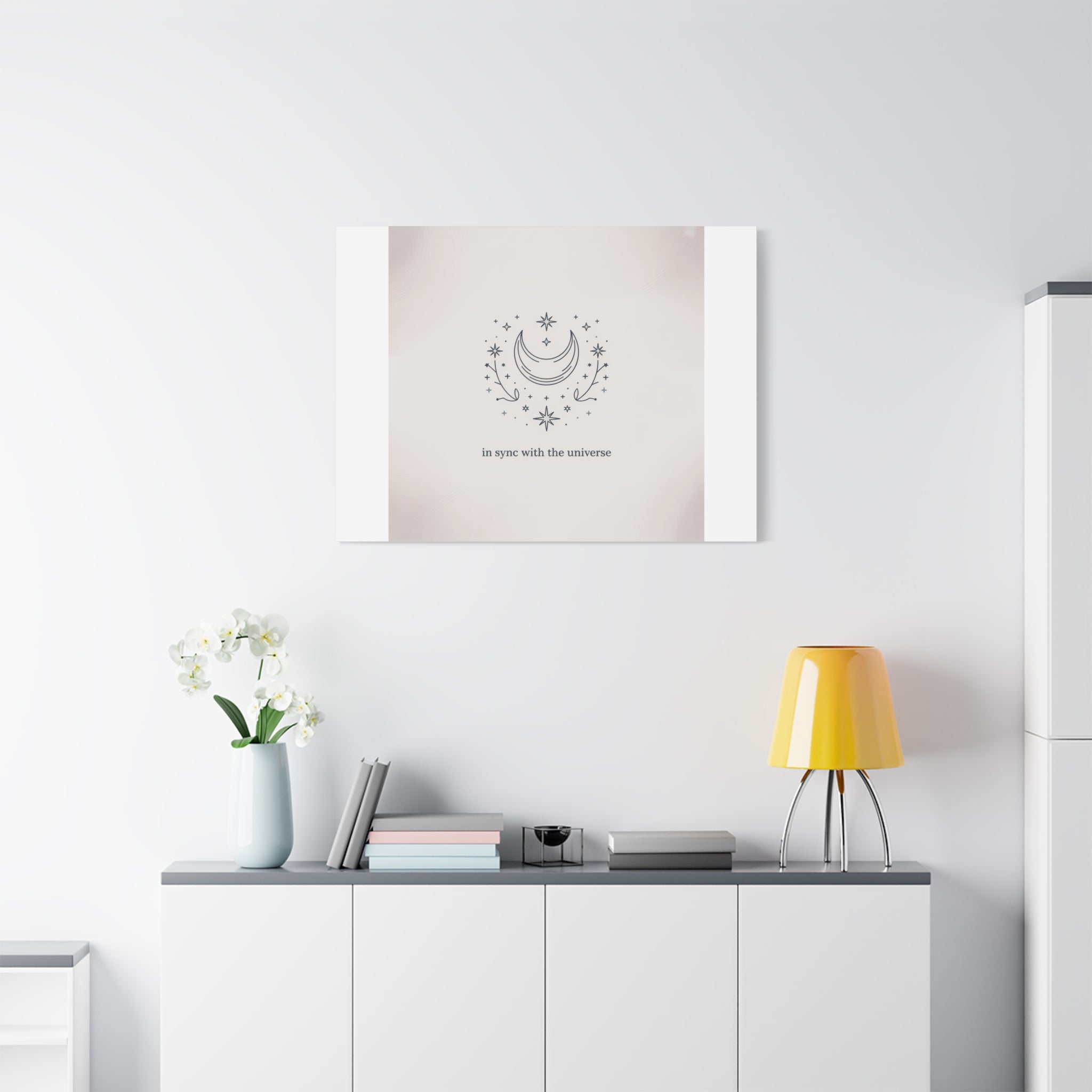 Moon Phases Constellation Art Print, Canvas