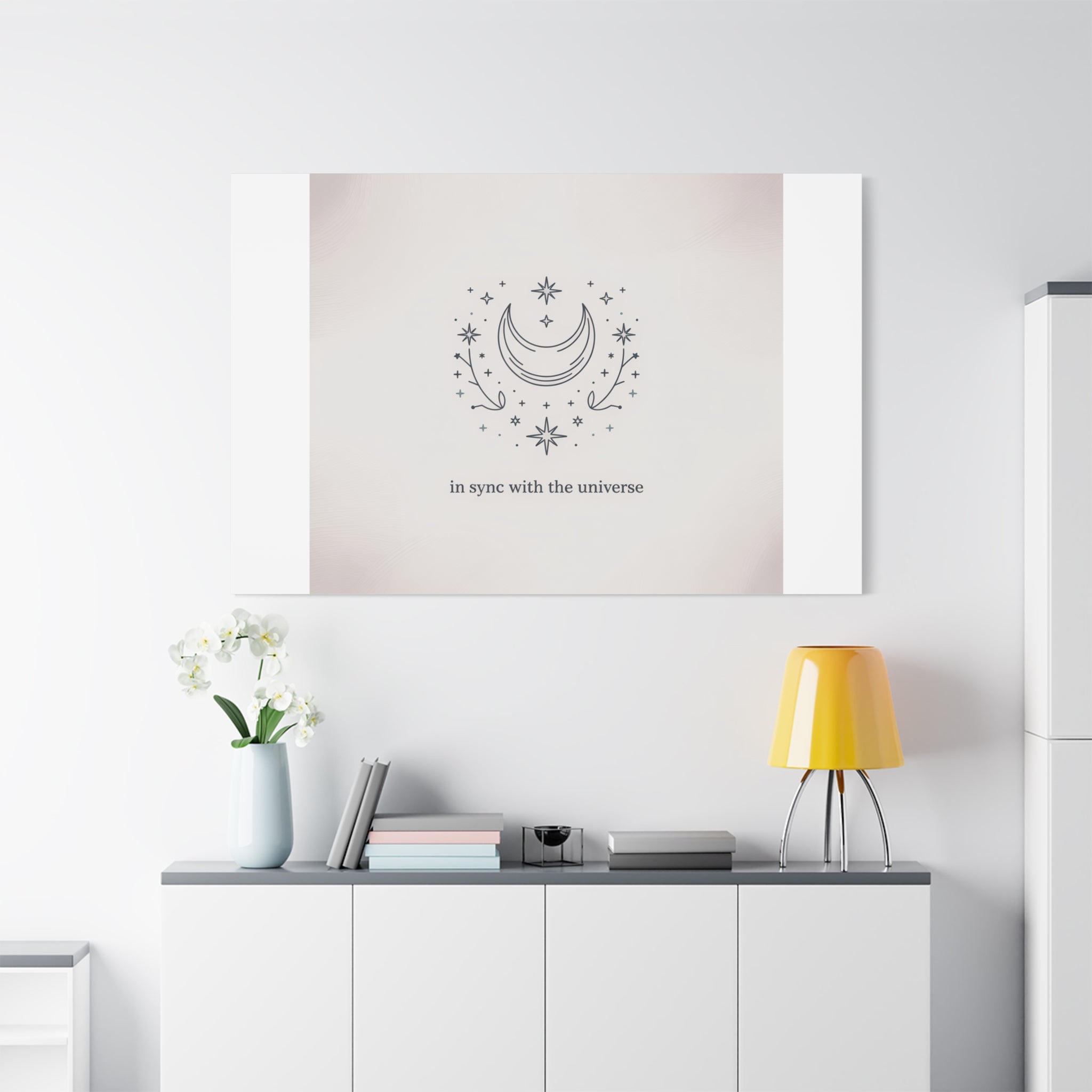 Moon Phases Constellation Art Print, Canvas