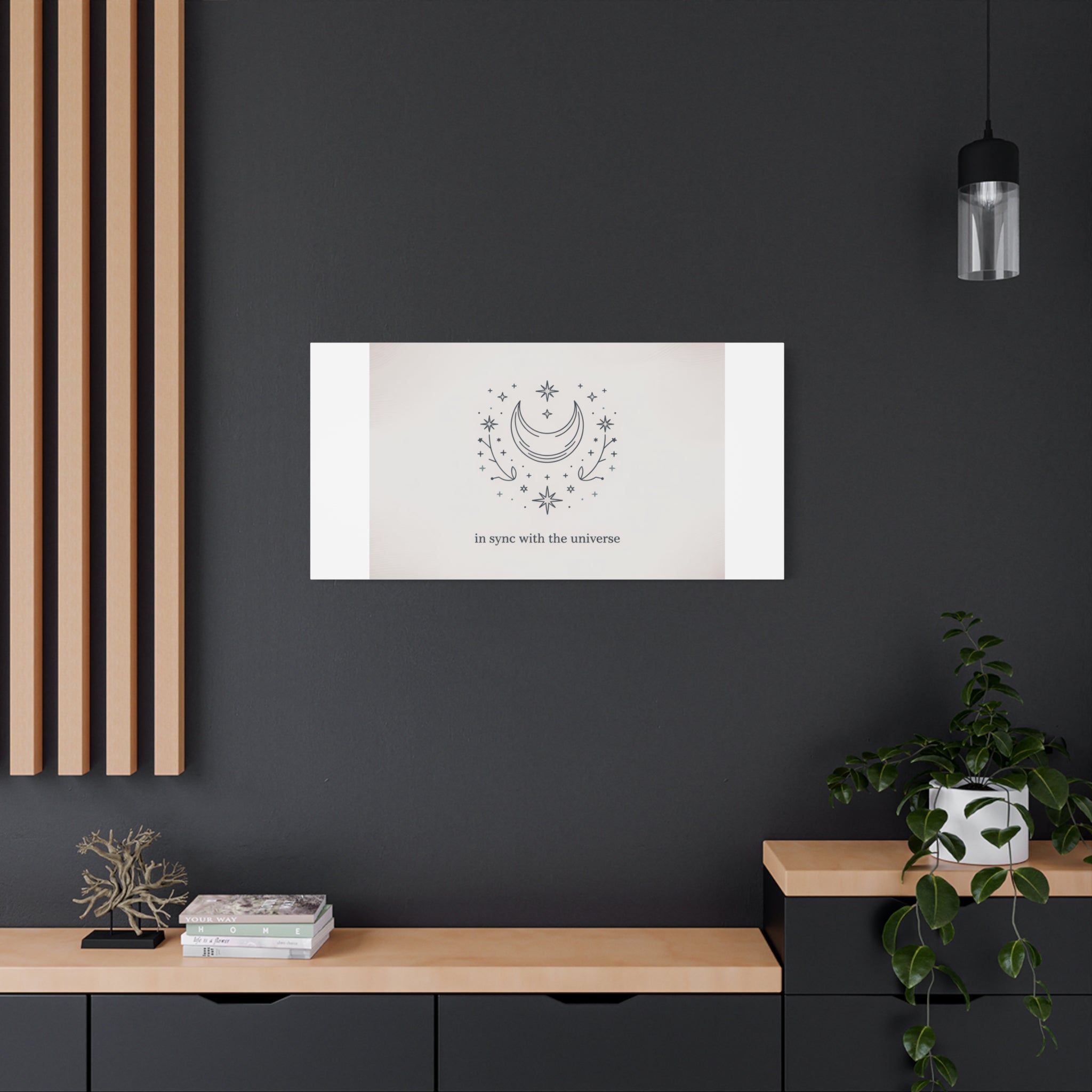 Moon Phases Constellation Art Print, Canvas