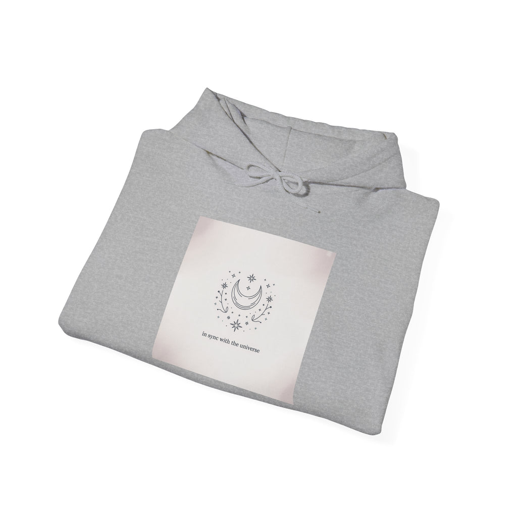 Minimal Moon Phase Hoodie | Celestial Constellation Graphic, Astrology Minimalism