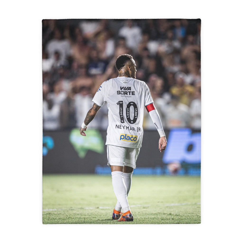 Soccer Star Neymar Photo Blanket — Two-Sided Velveteen Microfiber Throw