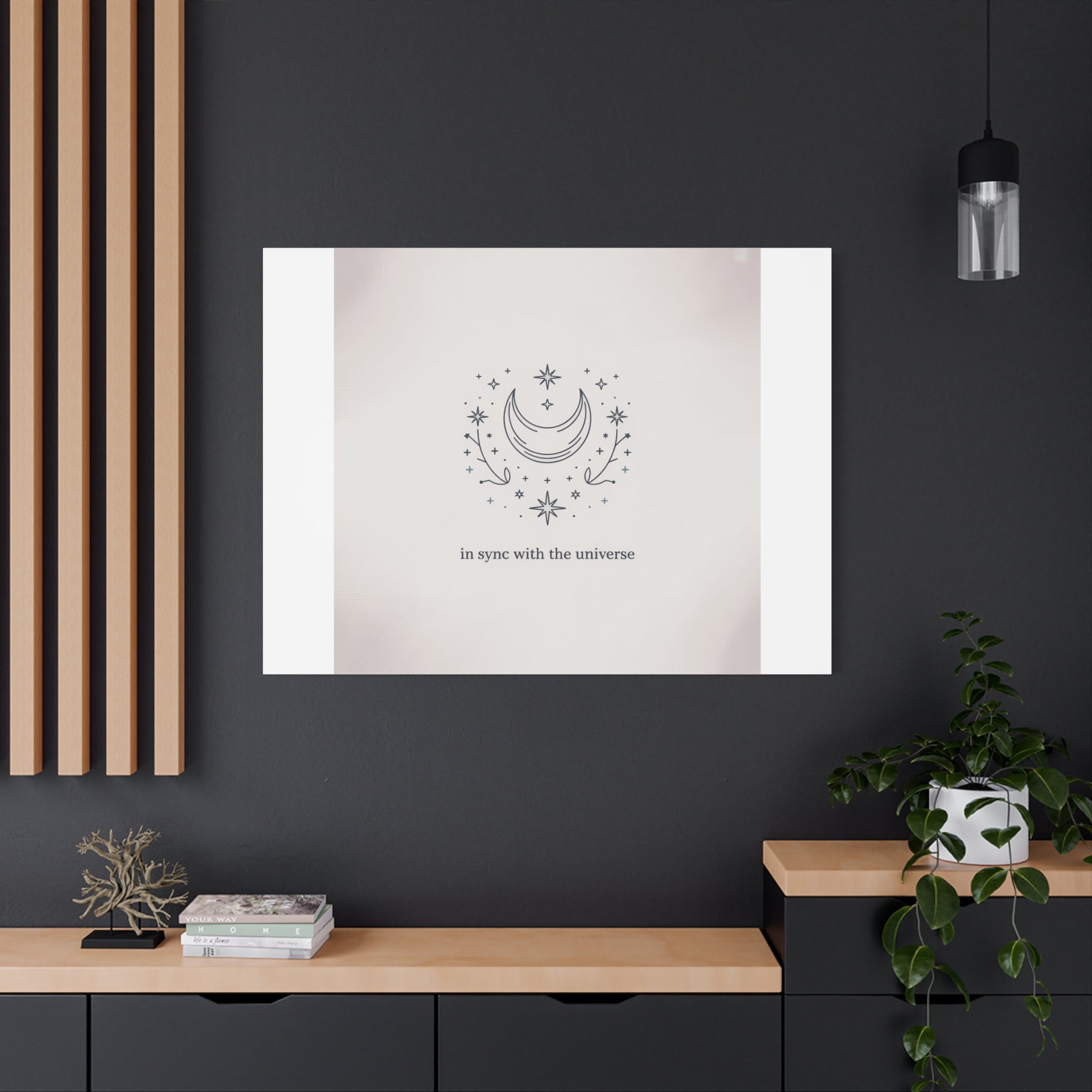Moon Phases Constellation Art Print, Canvas