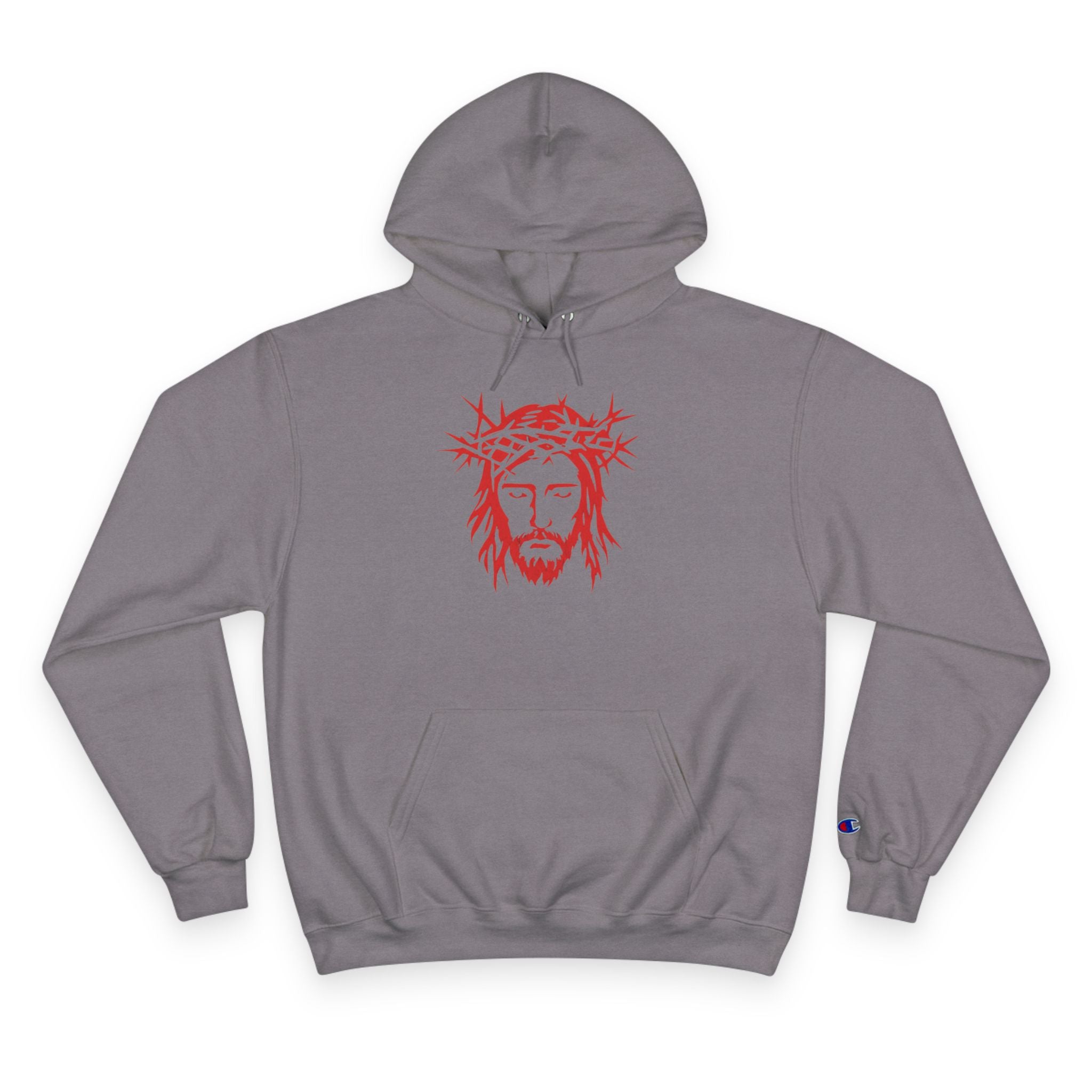 Jesus Crown of Thorns Hoodie — Exodus 15:2 Prayer Sweatshirt