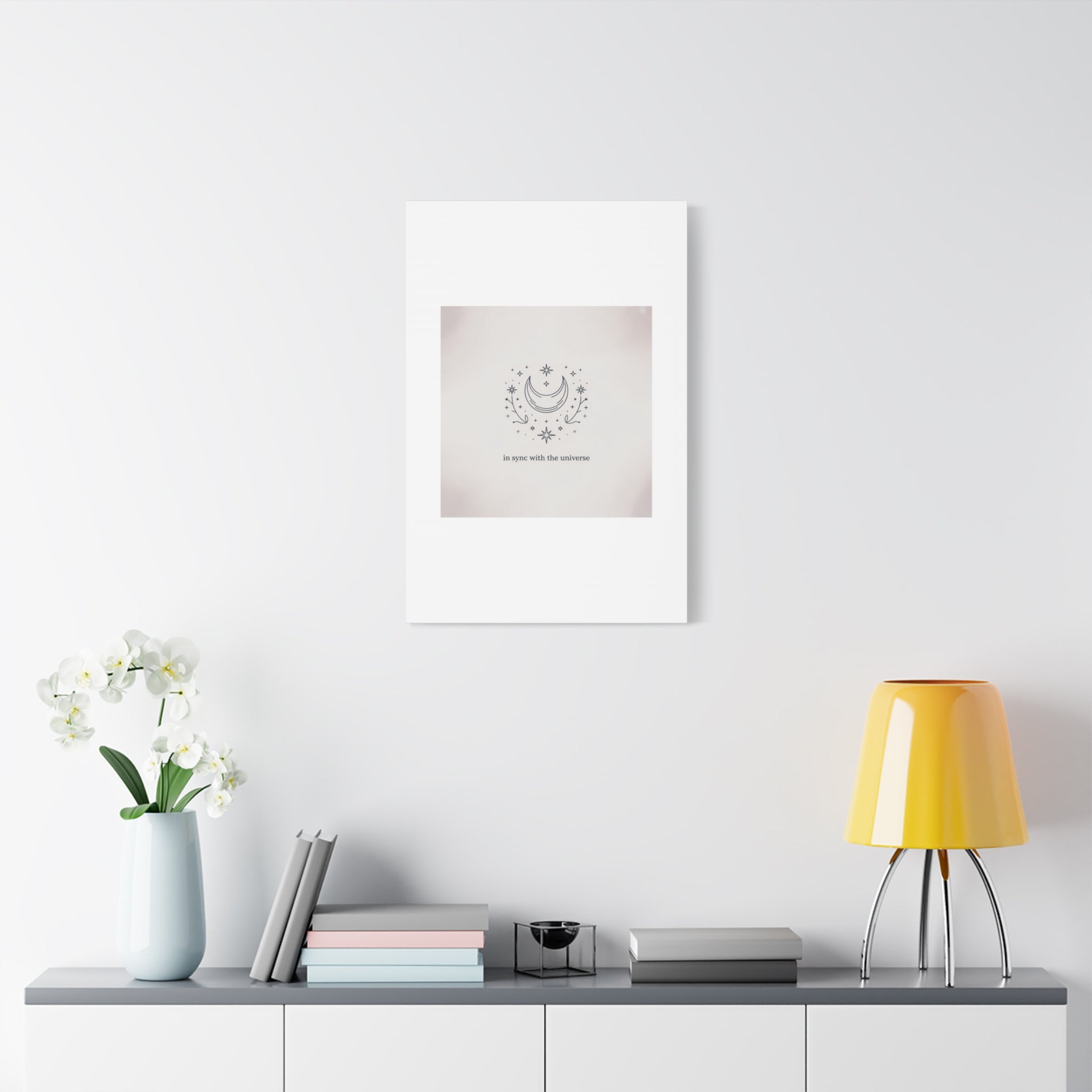 Moon Phases Constellation Art Print, Canvas