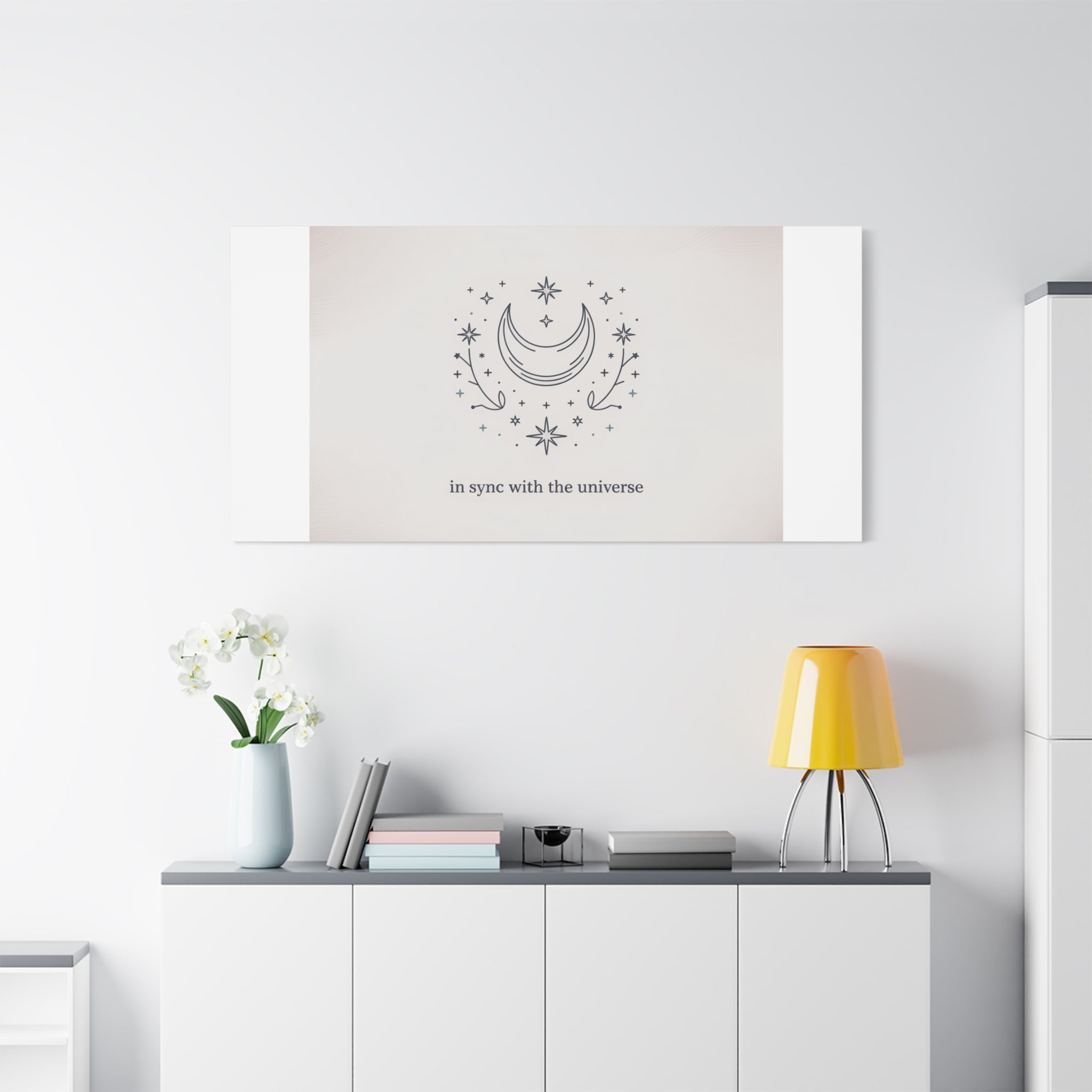 Moon Phases Constellation Art Print, Canvas