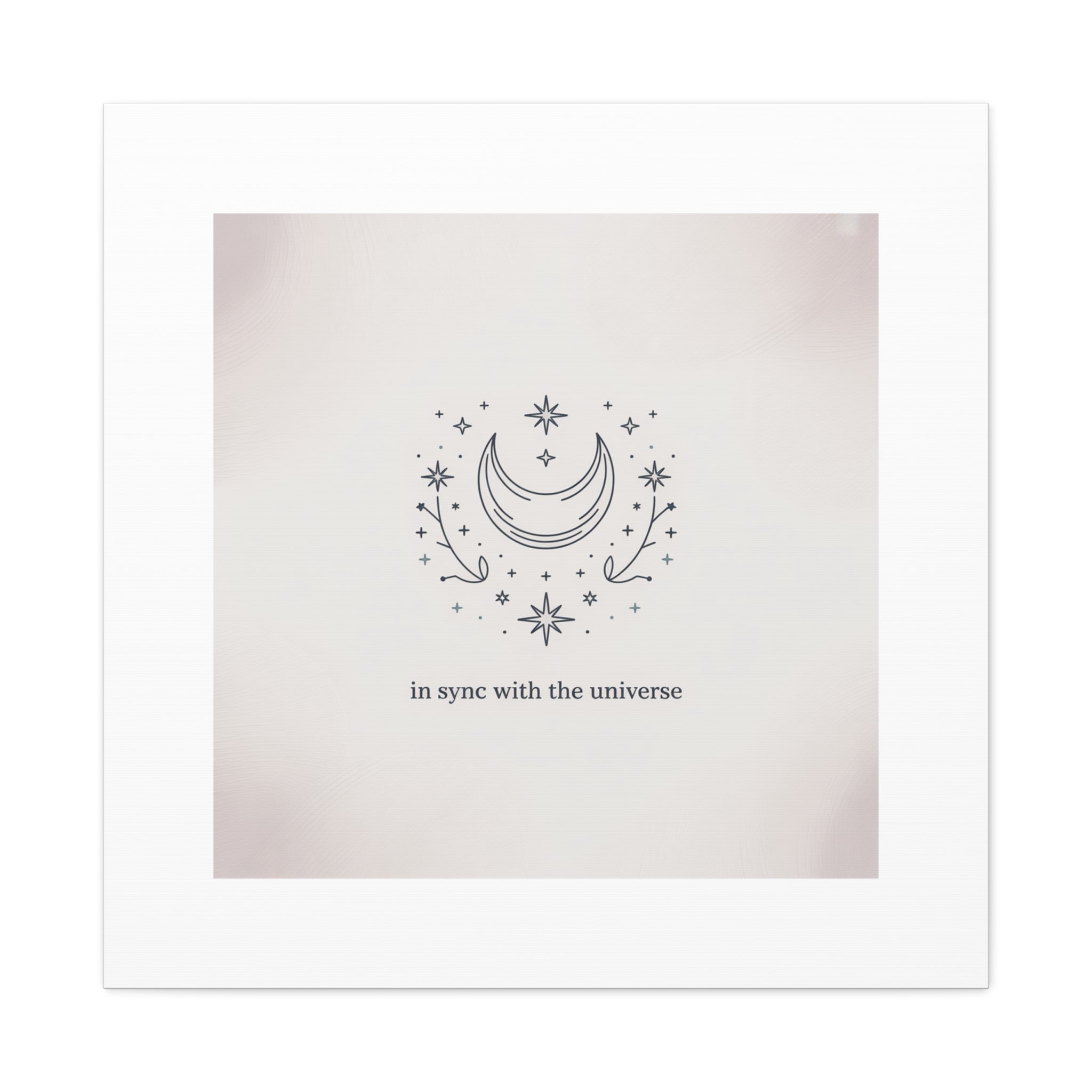 Moon Phases Constellation Art Print, Canvas