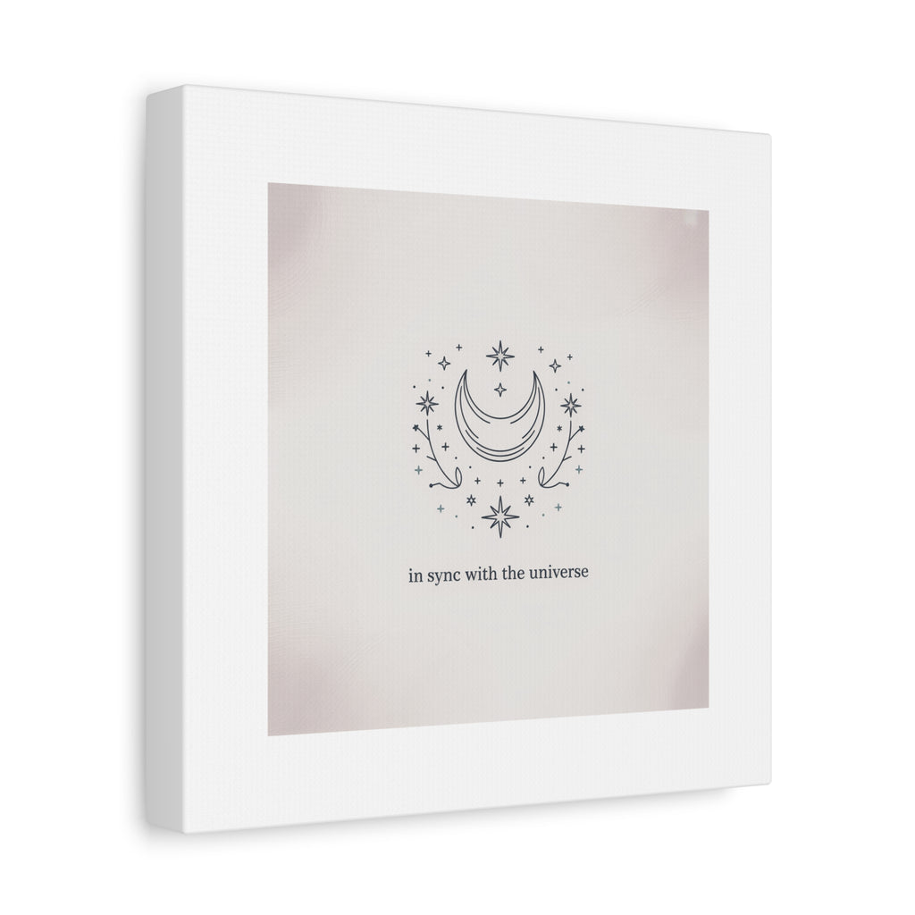 Moon Phases Constellation Art Print, Canvas