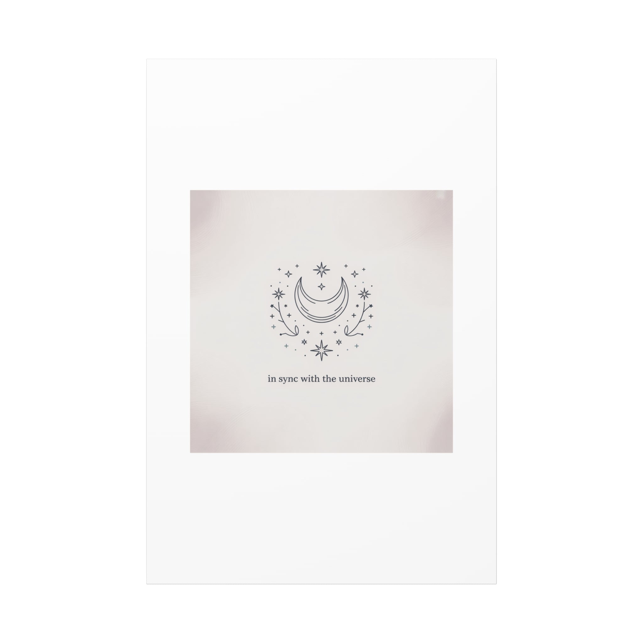 Moon Phases Constellation Art Print, Canvas