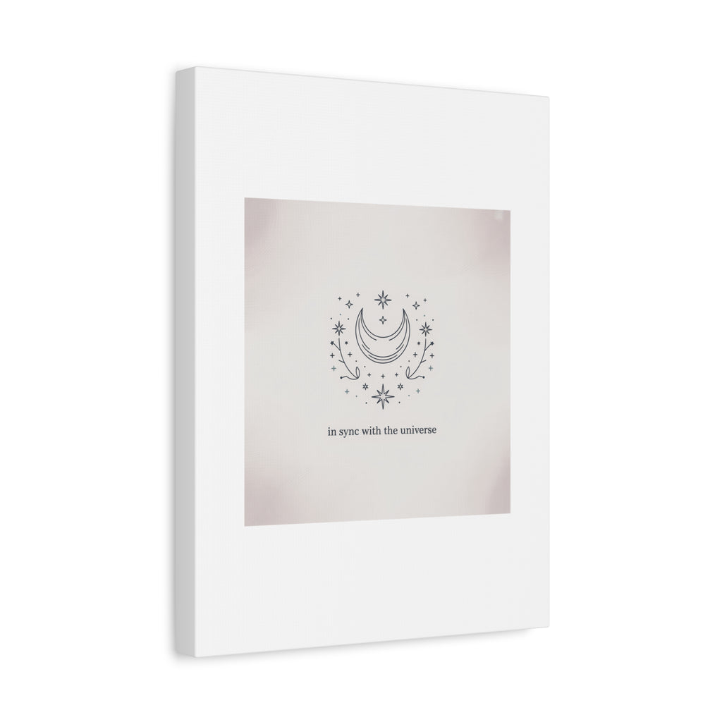 Moon Phases Constellation Art Print, Canvas