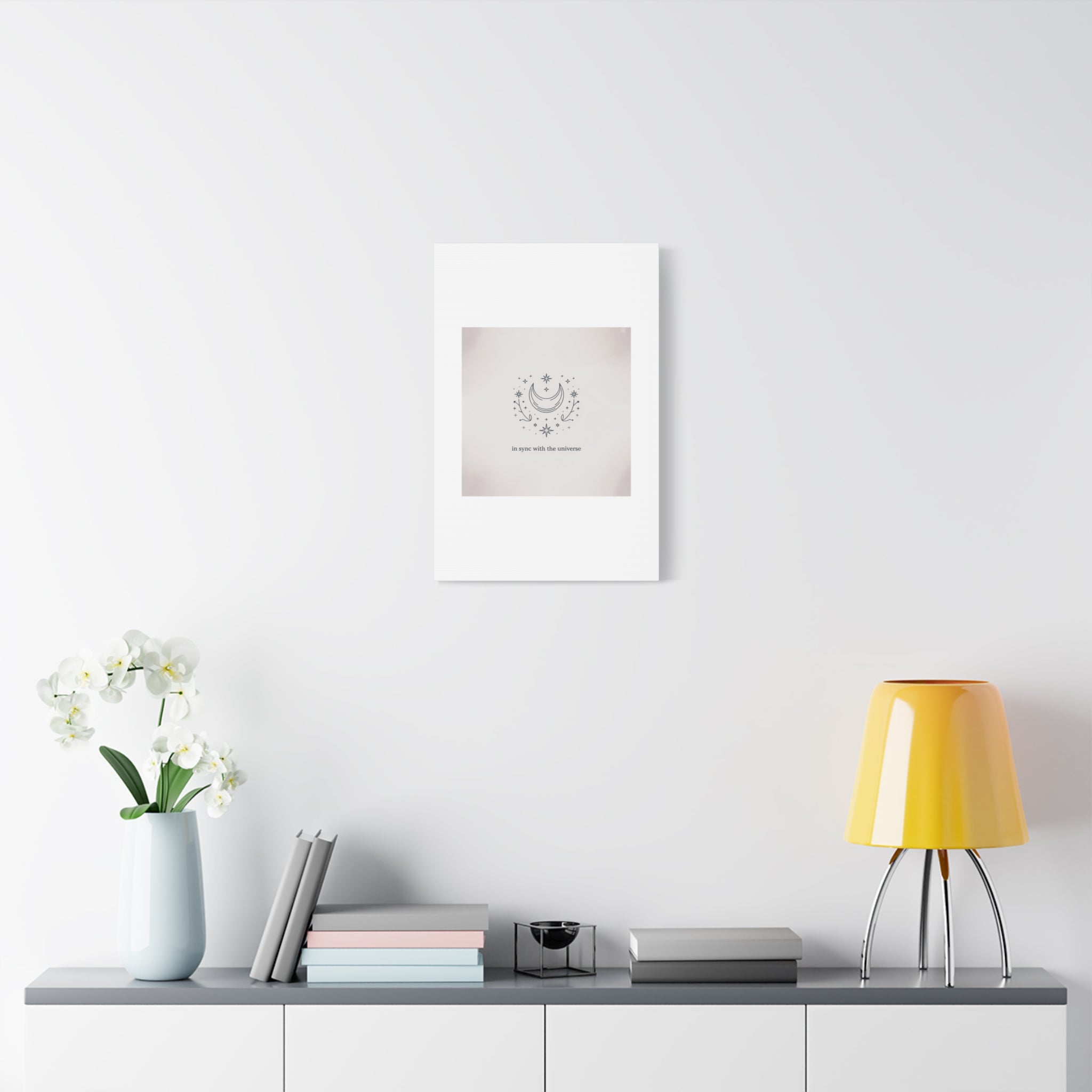 Moon Phases Constellation Art Print, Canvas