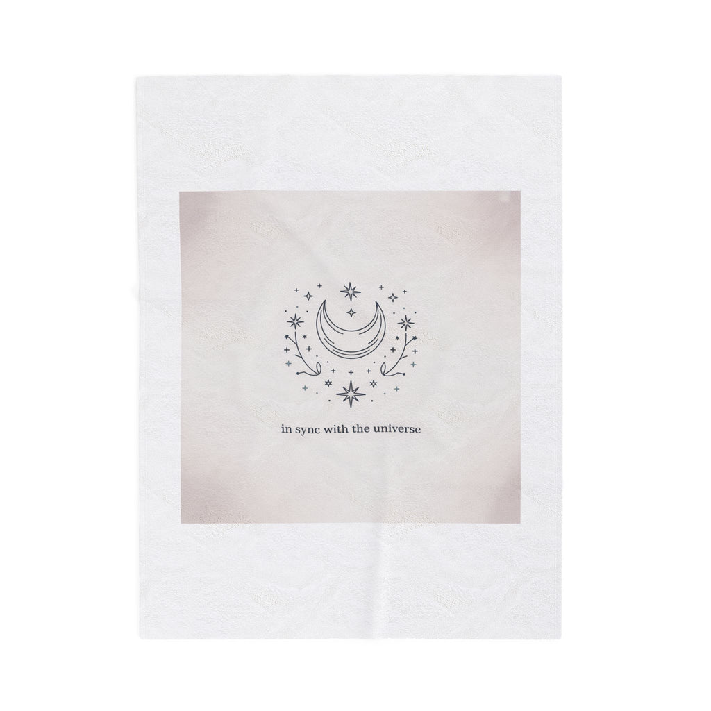 Minimal Moon Phase Constellation Blanket | Celestial Astrology Design