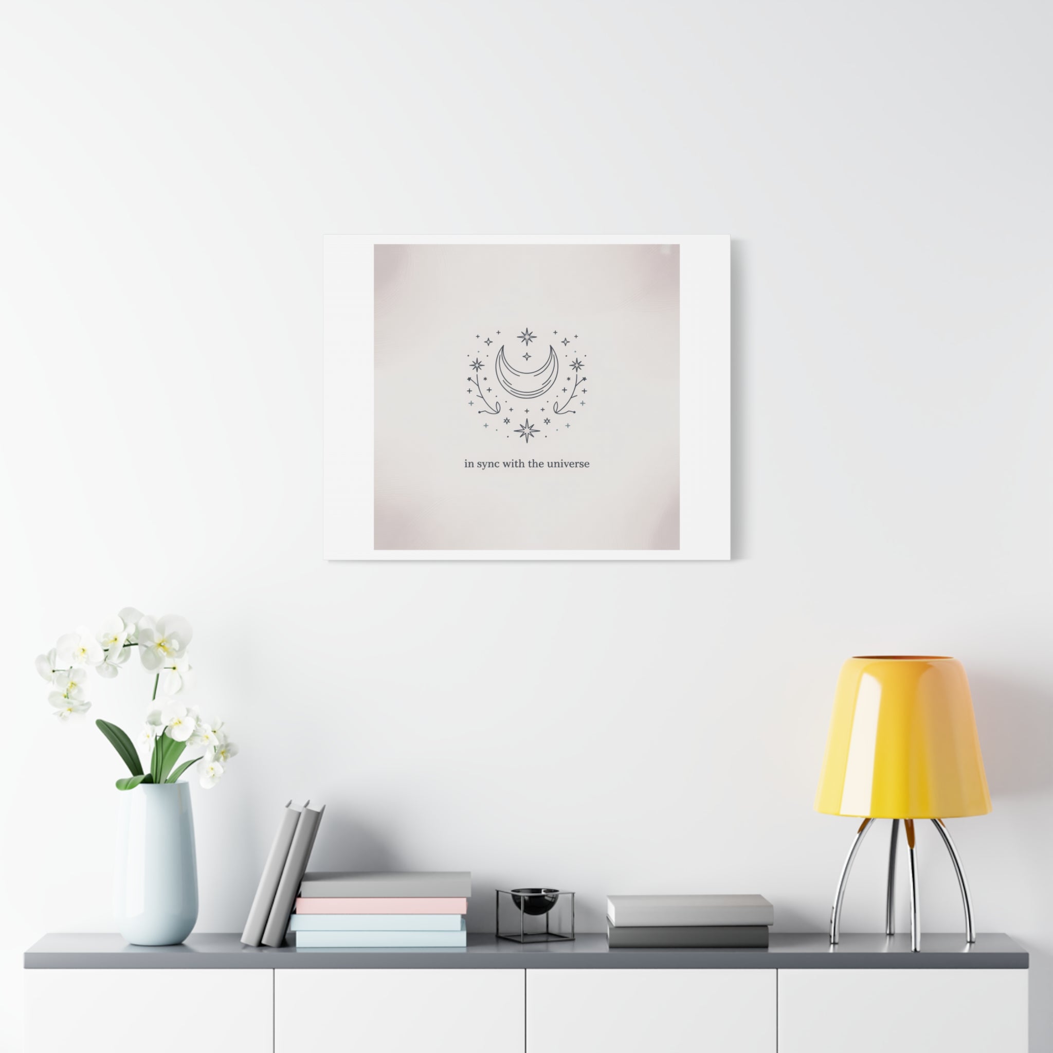 Moon Phases Constellation Art Print, Canvas