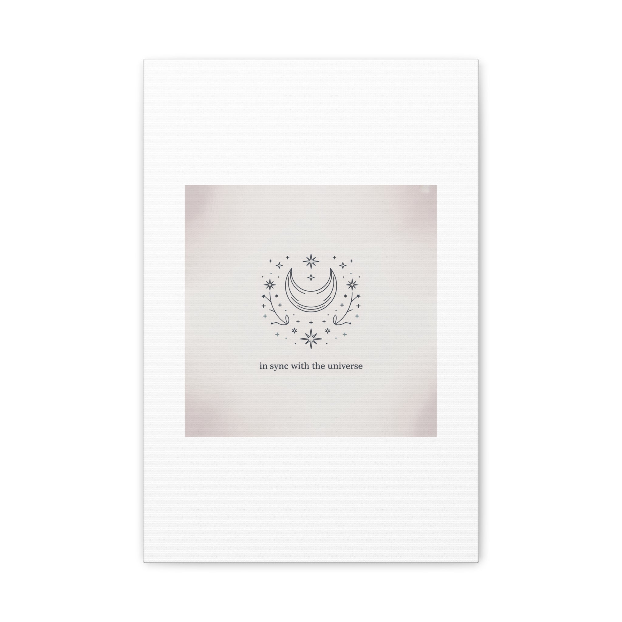 Moon Phases Constellation Art Print, Canvas