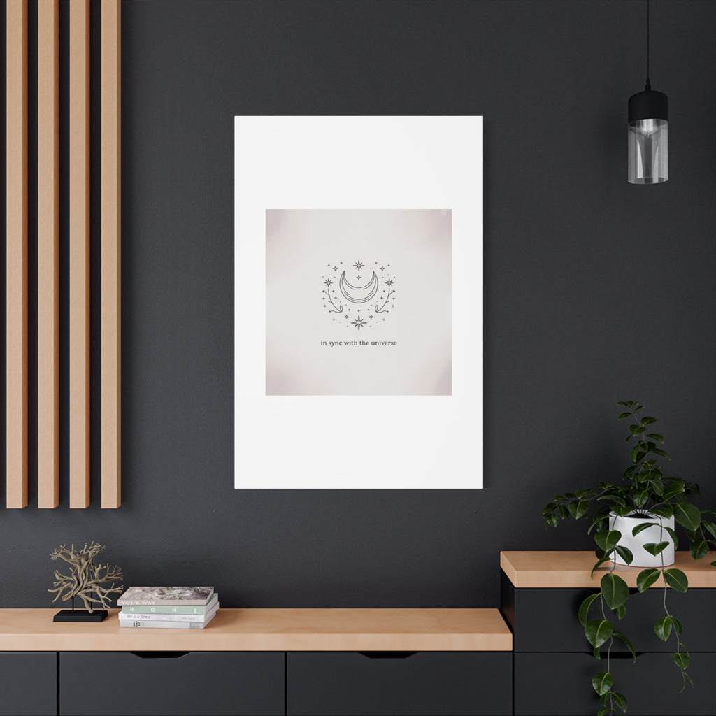 Moon Phases Constellation Art Print, Canvas
