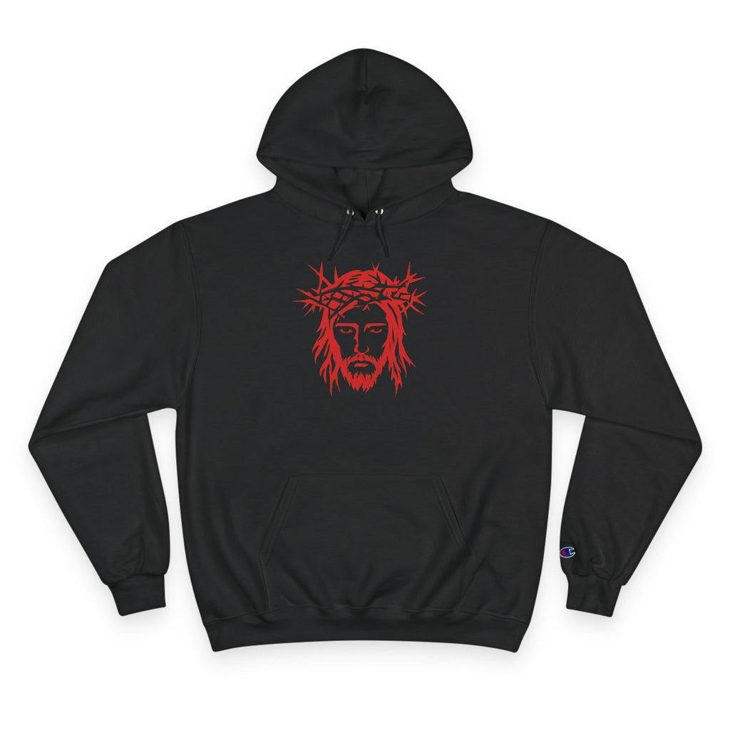 Jesus Crown of Thorns Hoodie — Exodus 15:2 Prayer Sweatshirt