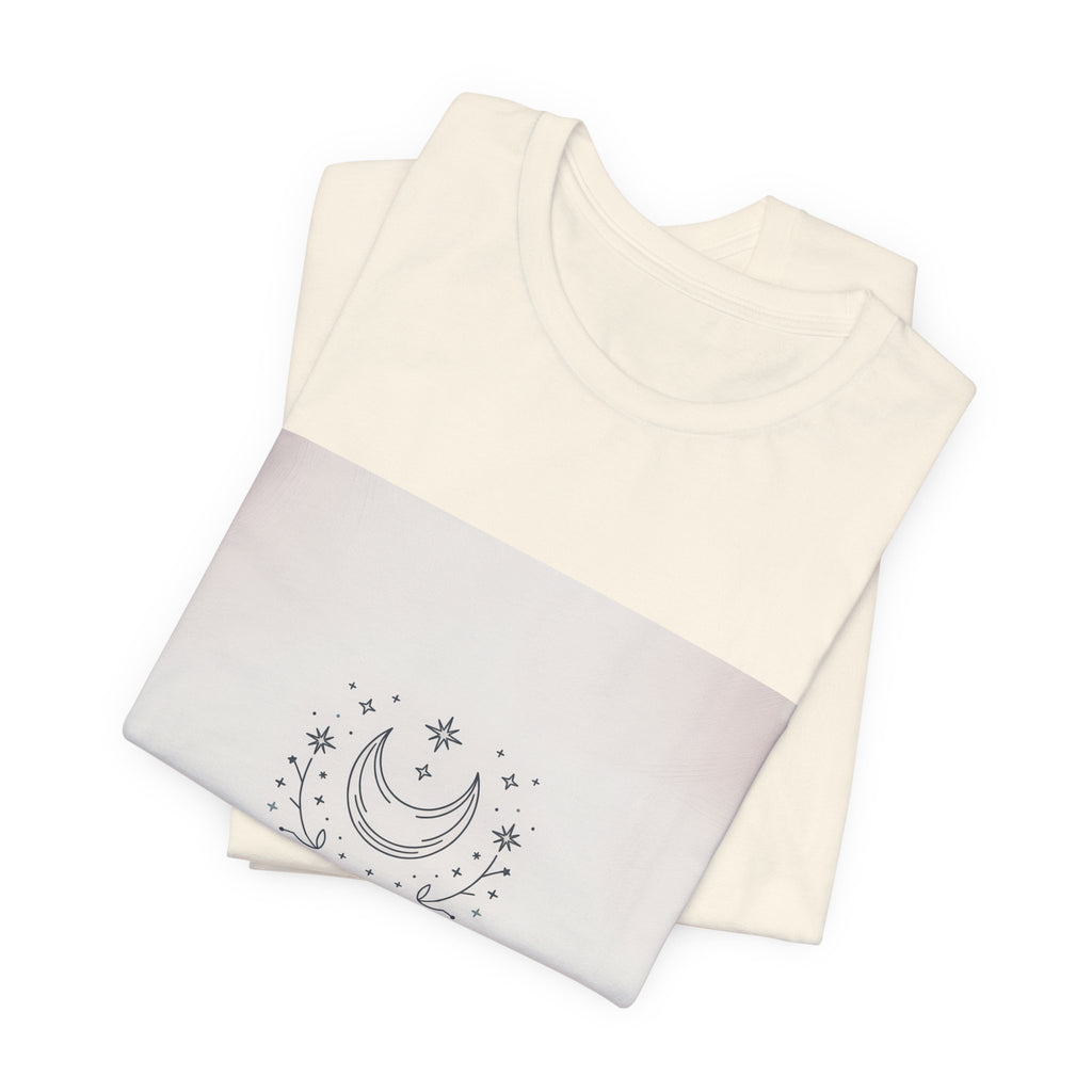 Moon Phase Constellation Tee | Minimal Astrology Design, Celestial Graphic