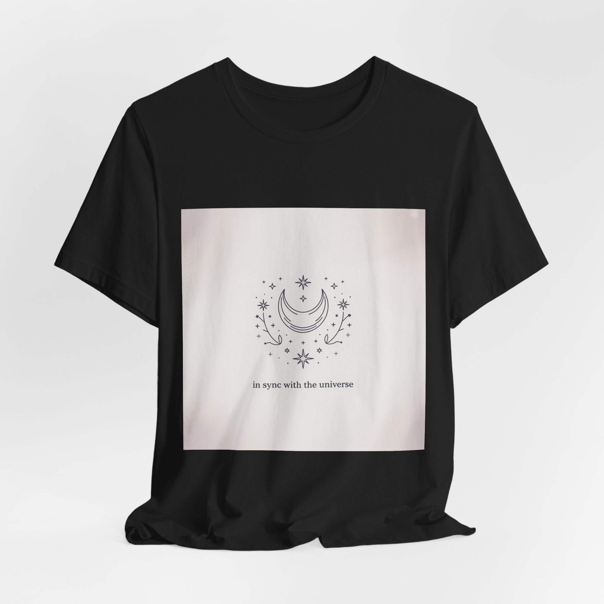 Moon Phase Constellation Tee | Minimal Astrology Design, Celestial Graphic