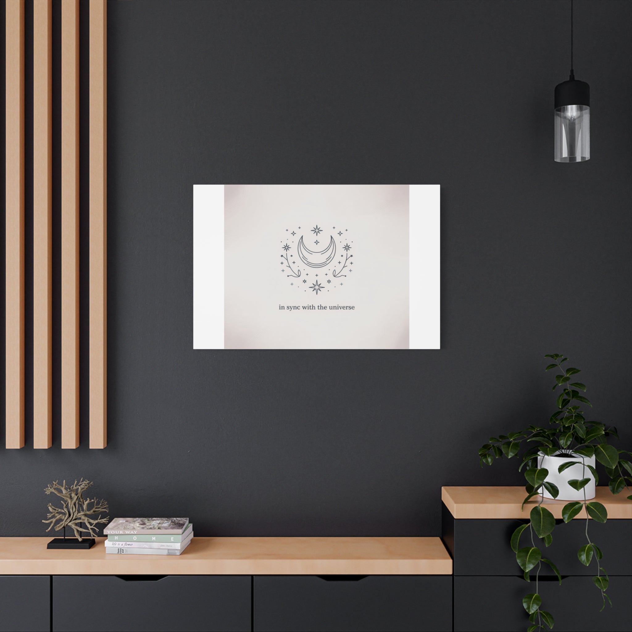 Moon Phases Constellation Art Print, Canvas