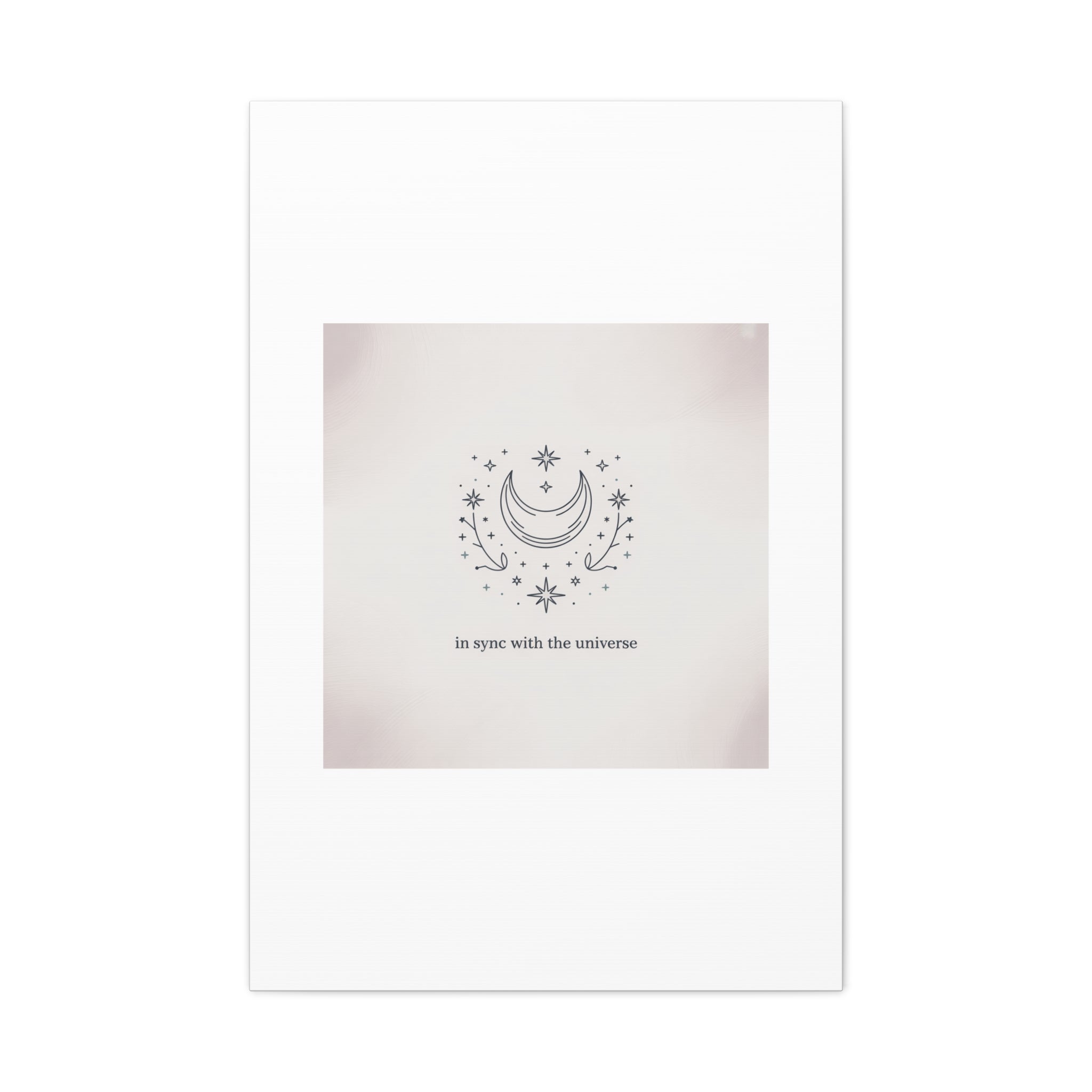 Moon Phases Constellation Art Print, Canvas