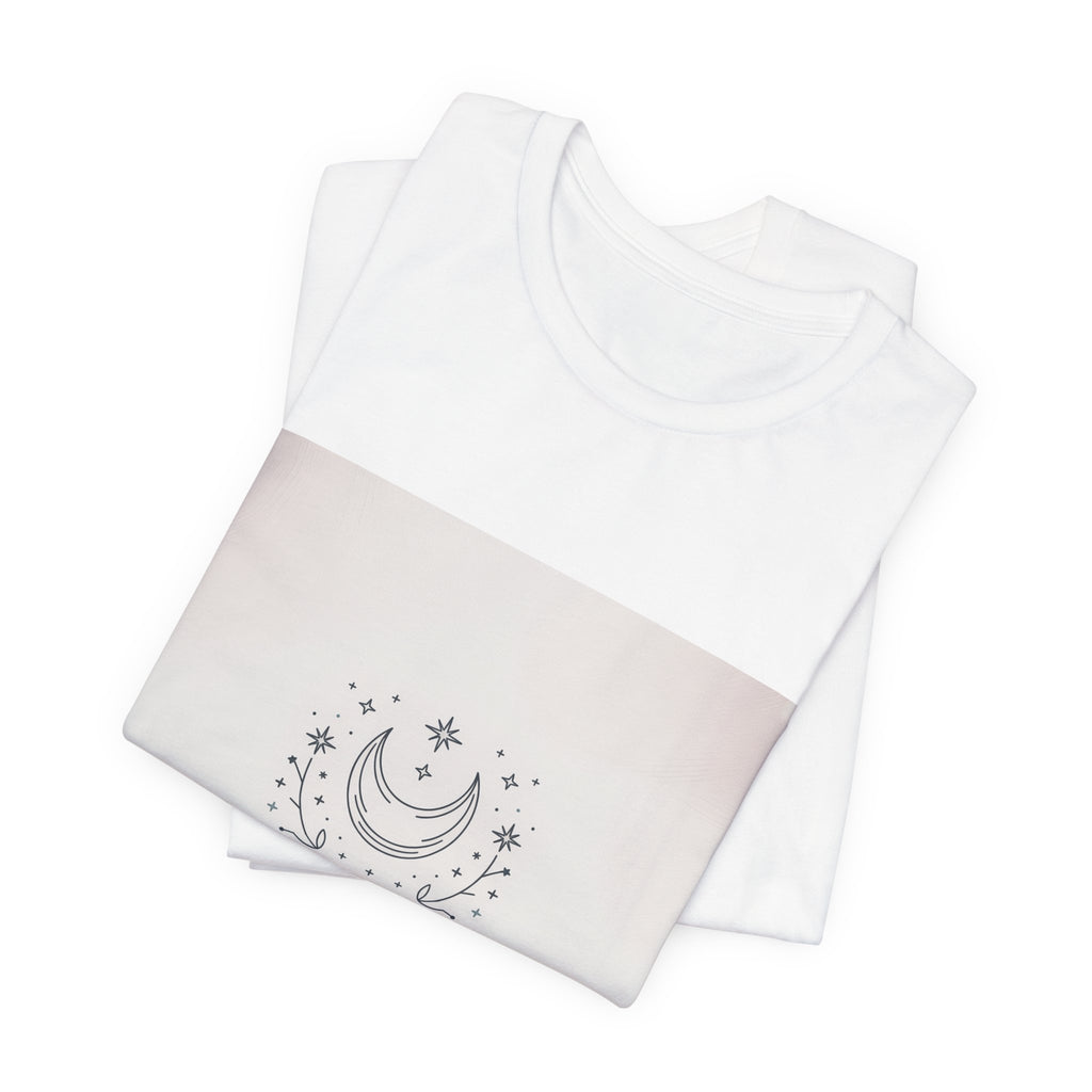 Moon Phase Constellation Tee | Minimal Astrology Design, Celestial Graphic