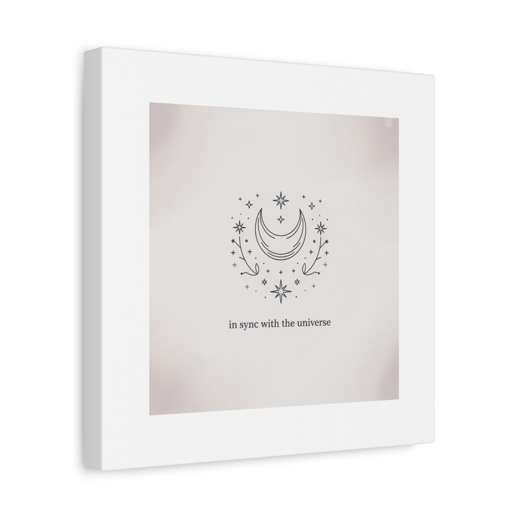 Moon Phases Constellation Art Print, Canvas