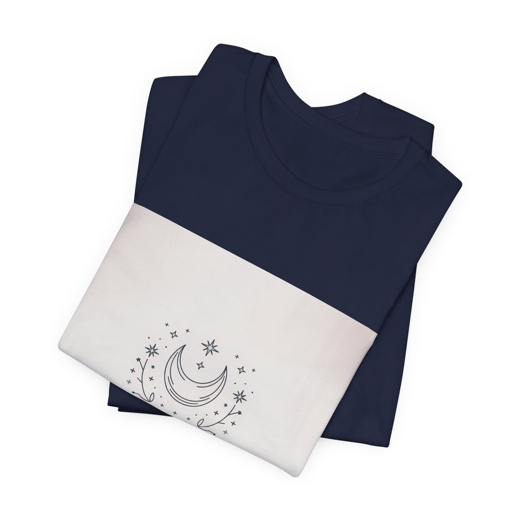 Moon Phase Constellation Tee | Minimal Astrology Design, Celestial Graphic