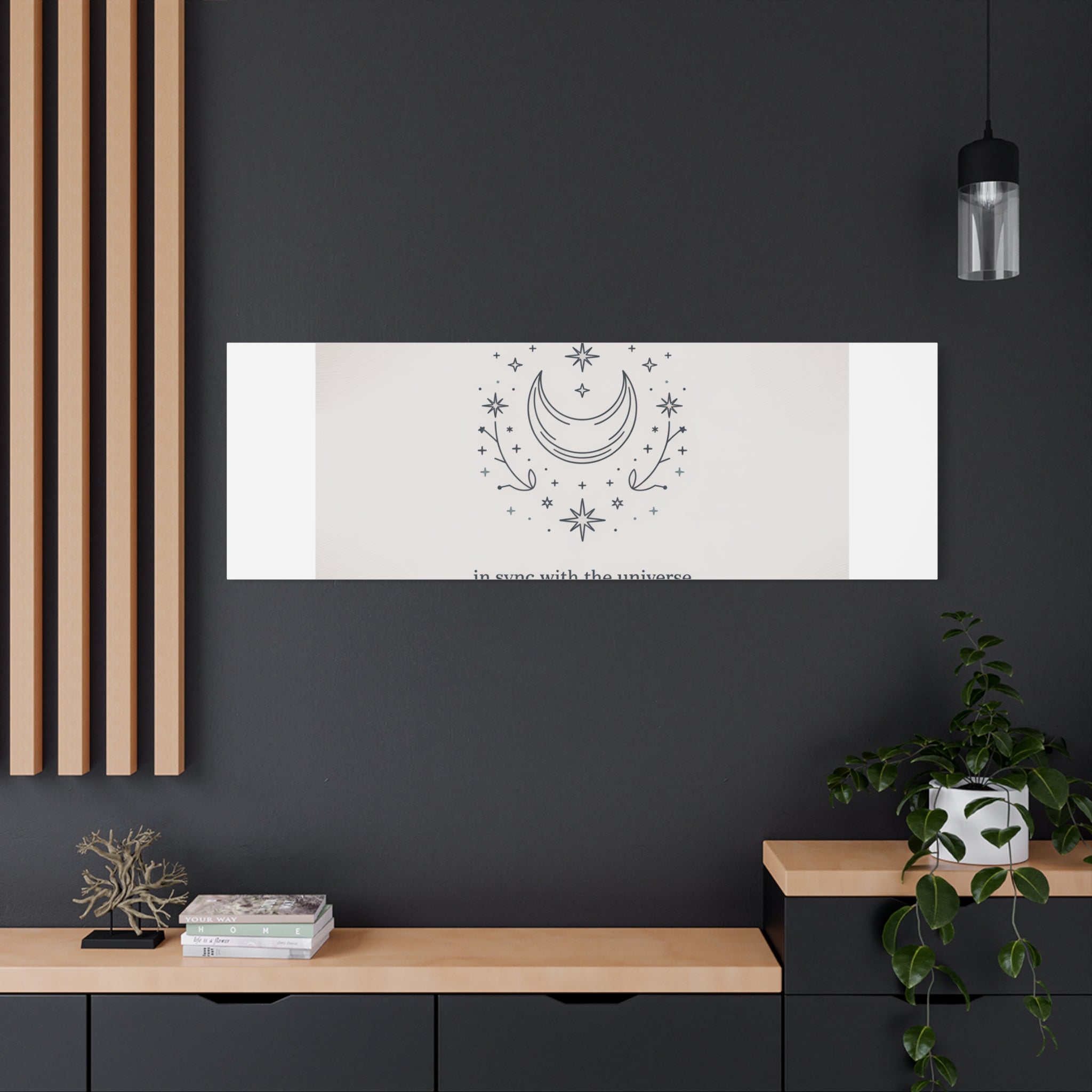 Moon Phases Constellation Art Print, Canvas