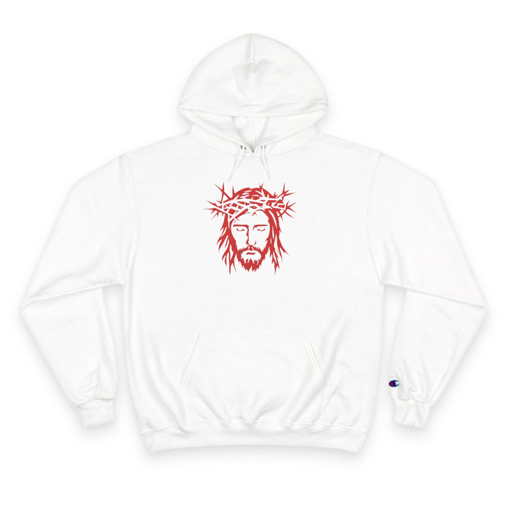 Jesus Crown of Thorns Hoodie — Exodus 15:2 Prayer Sweatshirt