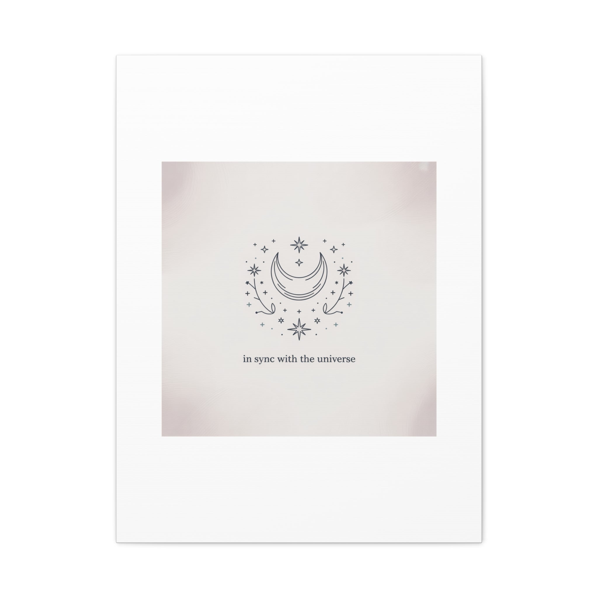 Moon Phases Constellation Art Print, Canvas