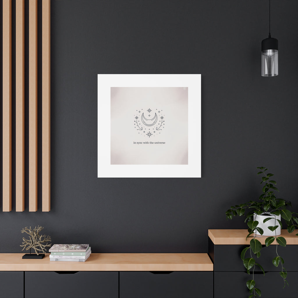Moon Phases Constellation Art Print, Canvas