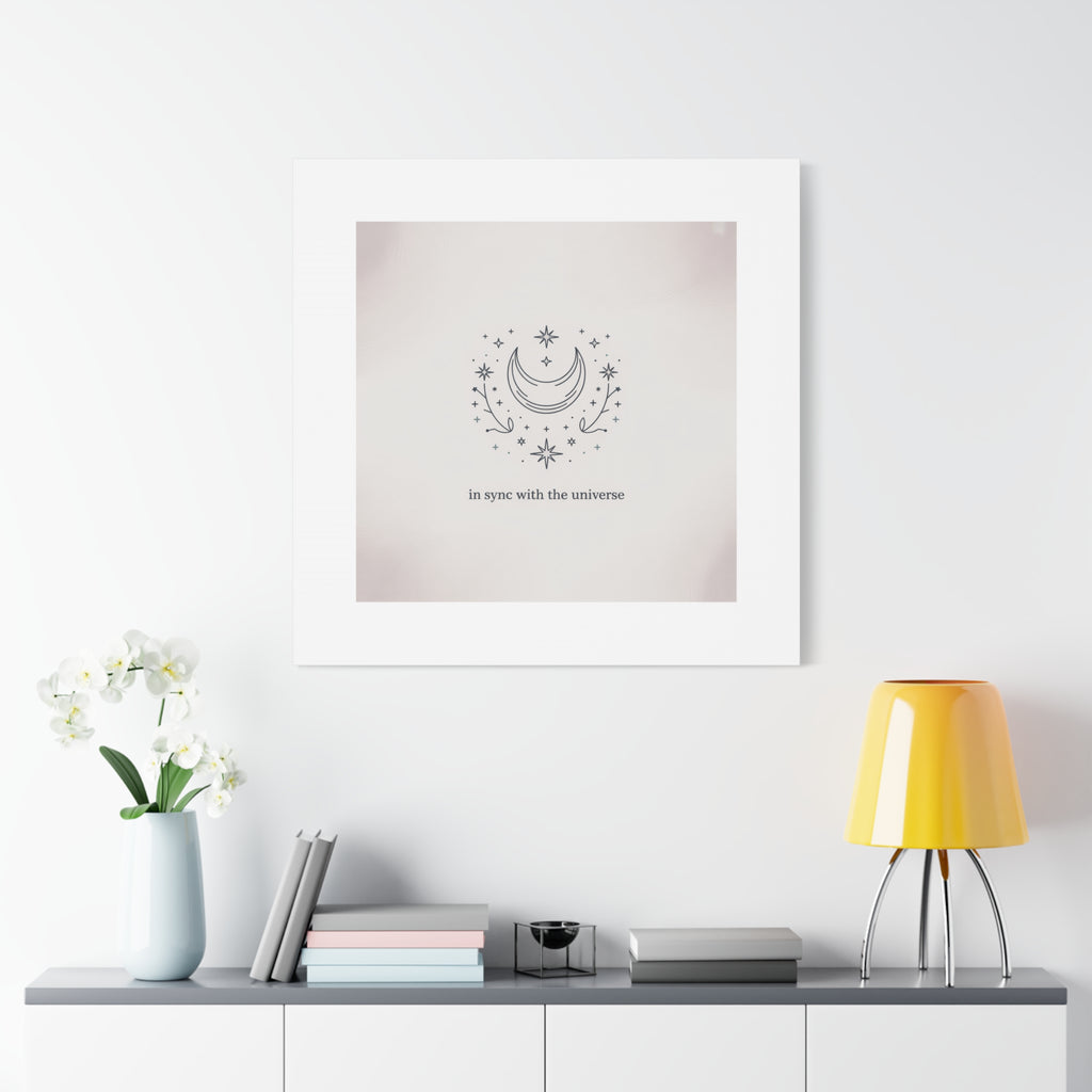 Moon Phases Constellation Art Print, Canvas