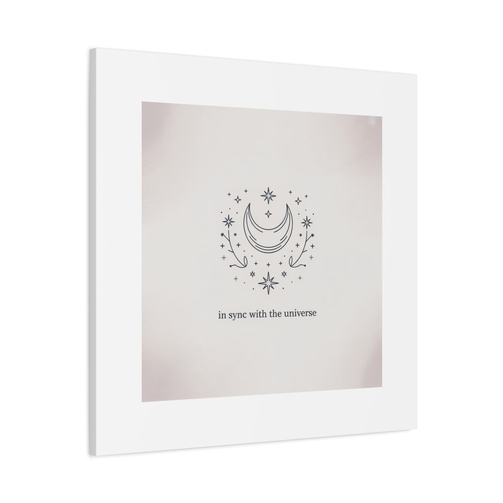 Moon Phases Constellation Art Print, Canvas