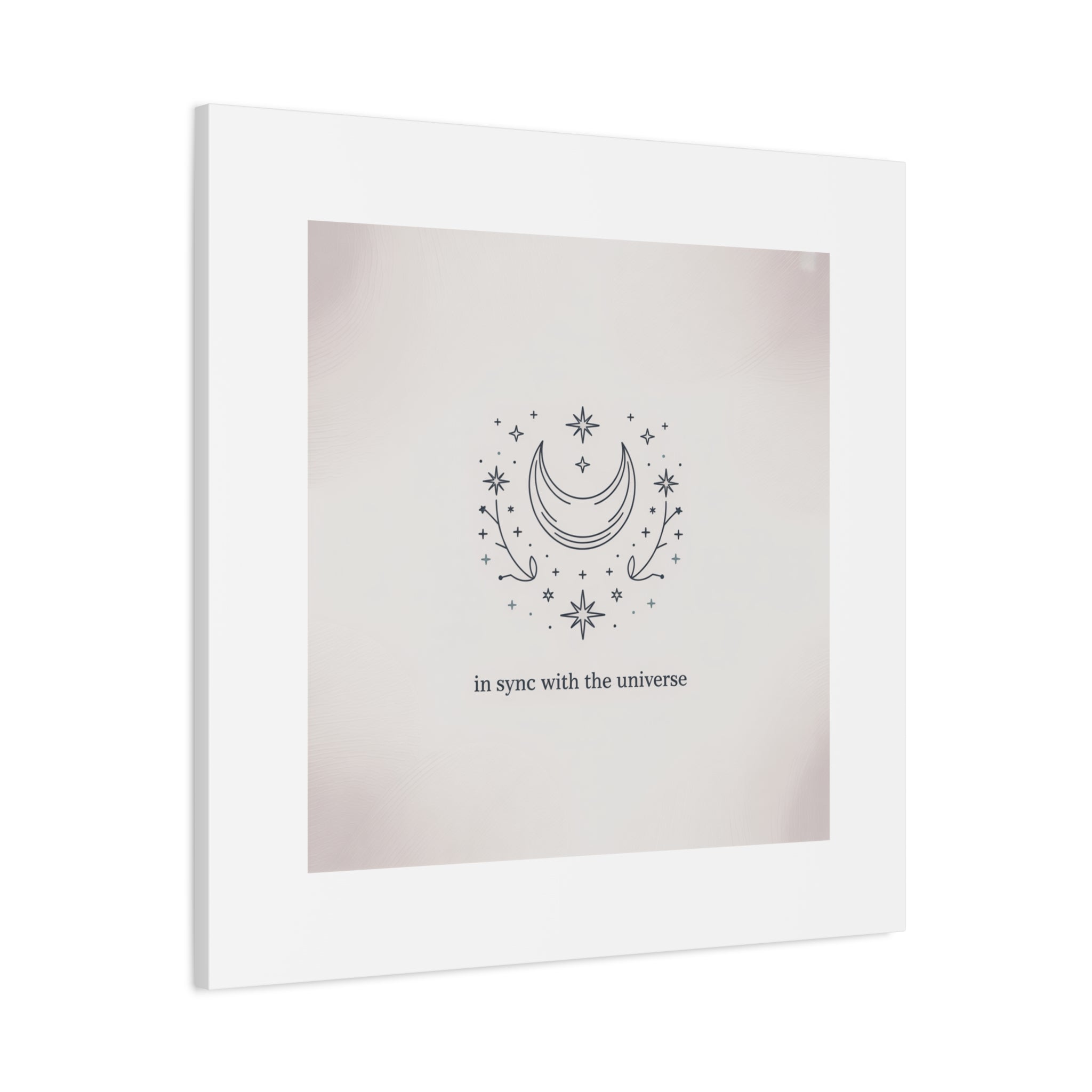 Moon Phases Constellation Art Print, Canvas