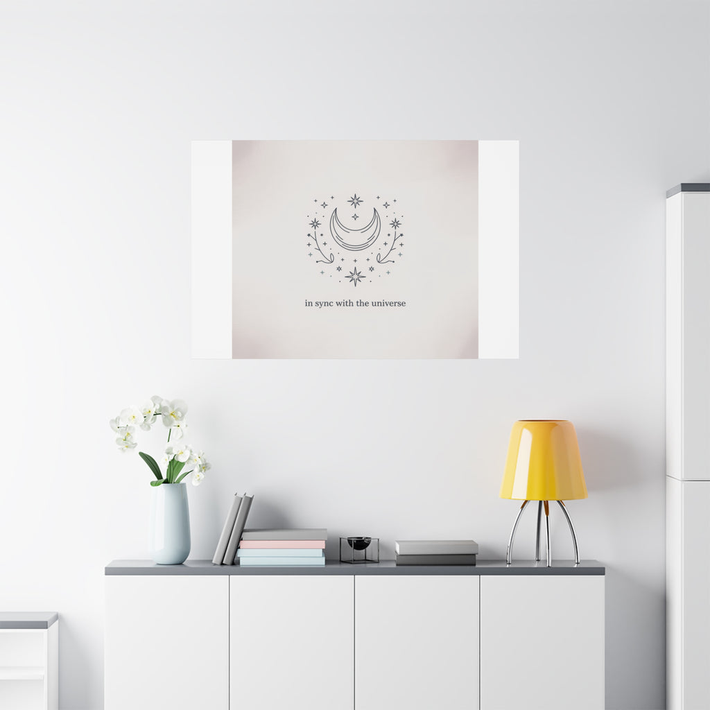 Moon Phases Constellation Art Print, Canvas