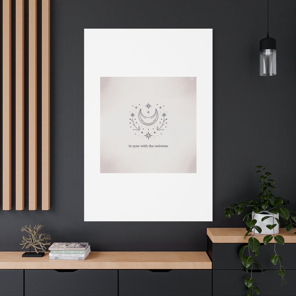 Moon Phases Constellation Art Print, Canvas