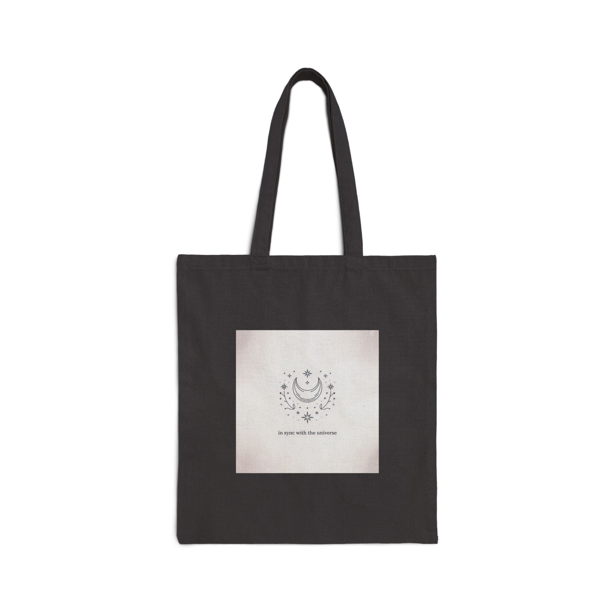 Moon Phase Constellation Tote | Minimal Astrology Design, Celestial Canvas