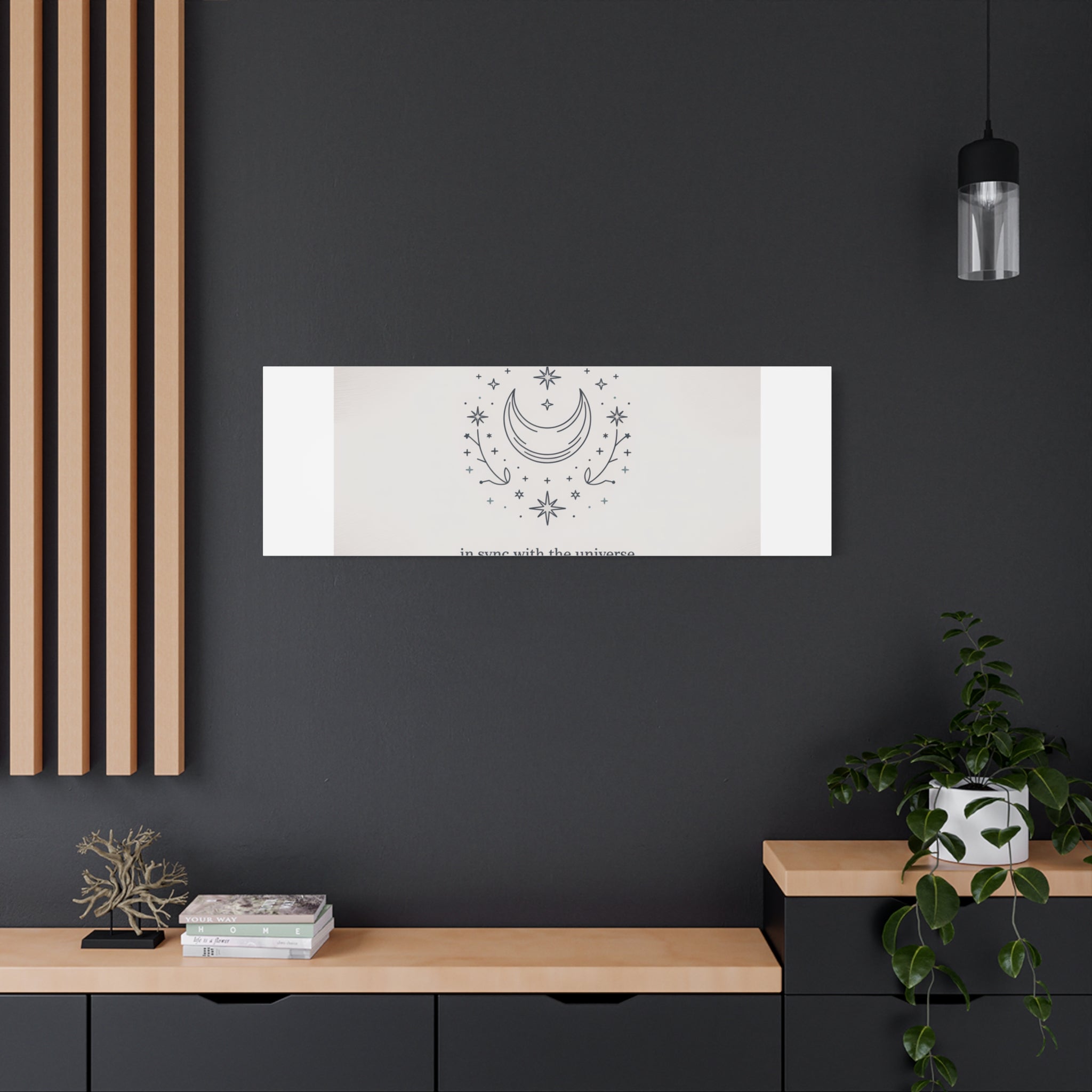 Moon Phases Constellation Art Print, Canvas