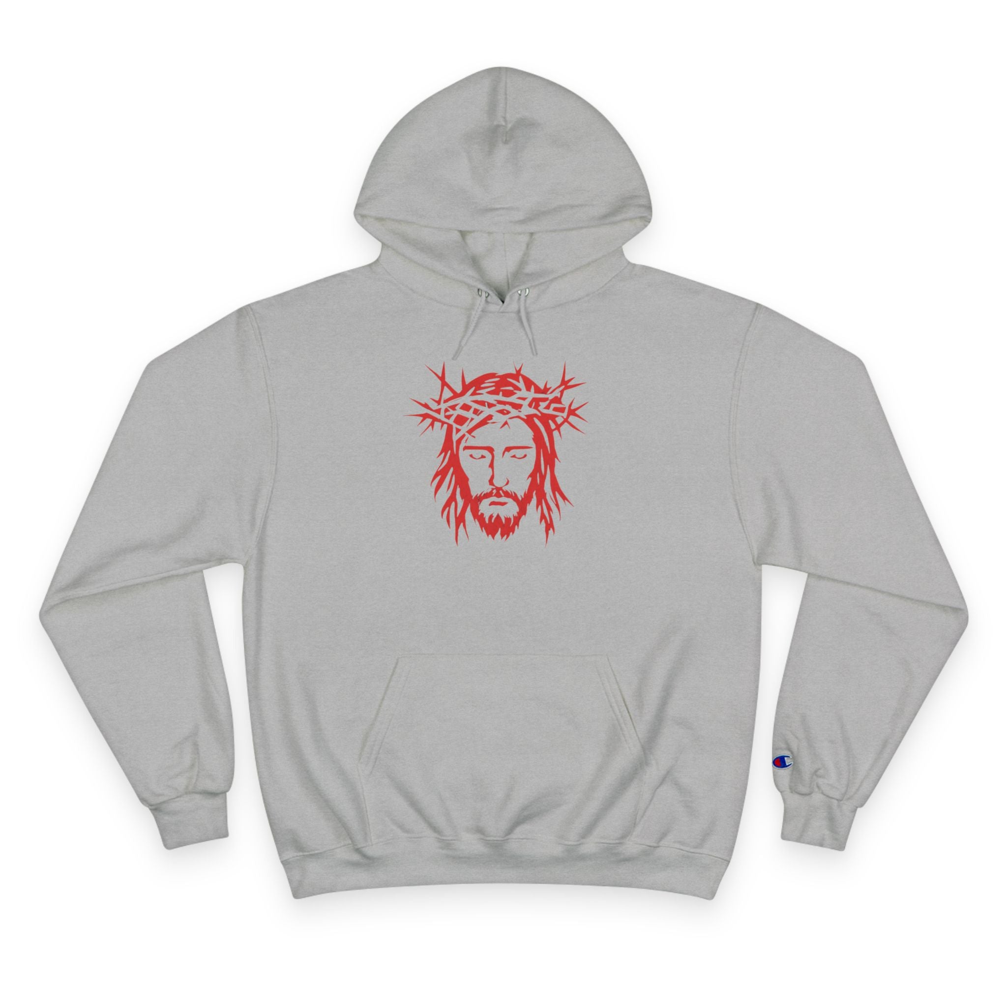 Jesus Crown of Thorns Hoodie — Exodus 15:2 Prayer Sweatshirt