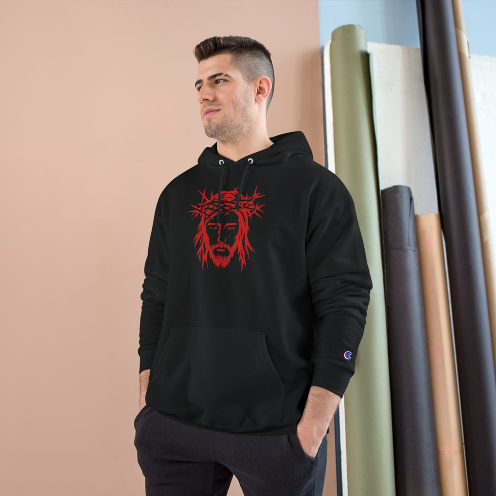 Jesus Crown of Thorns Hoodie — Exodus 15:2 Prayer Sweatshirt