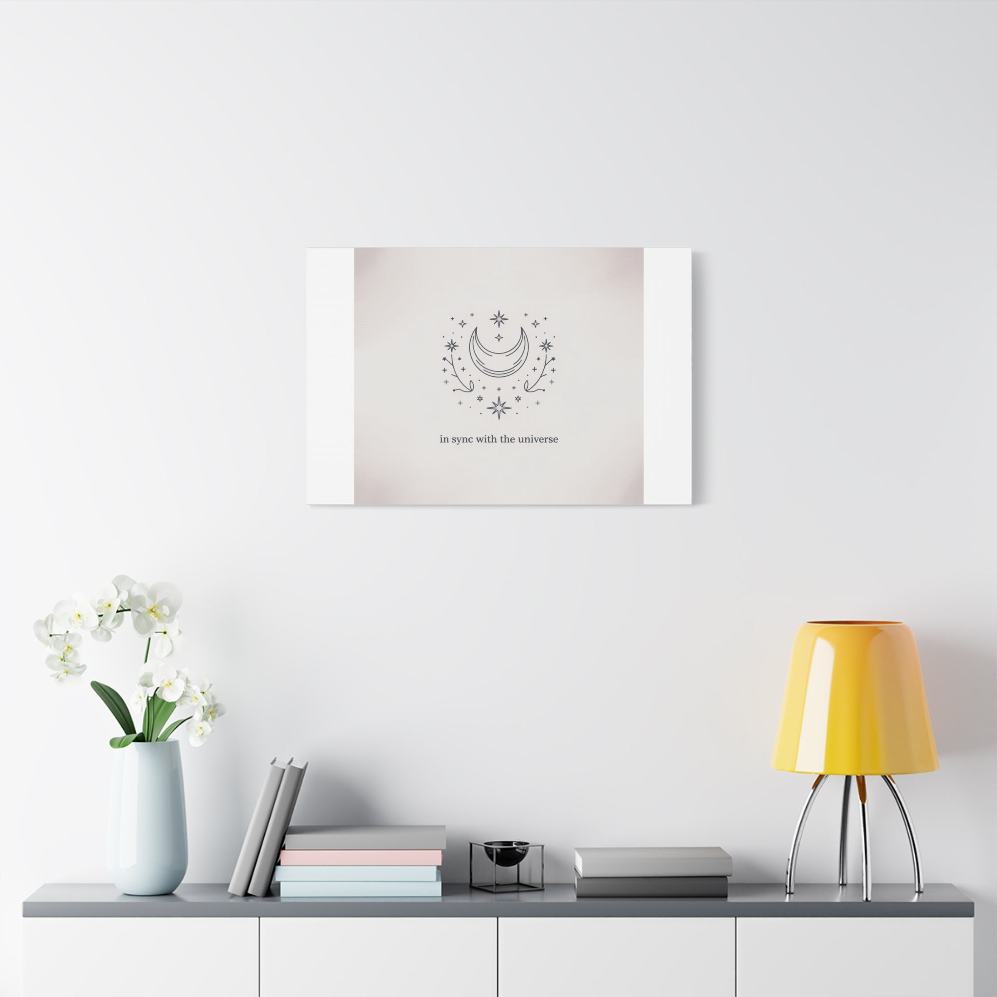 Moon Phases Constellation Art Print, Canvas