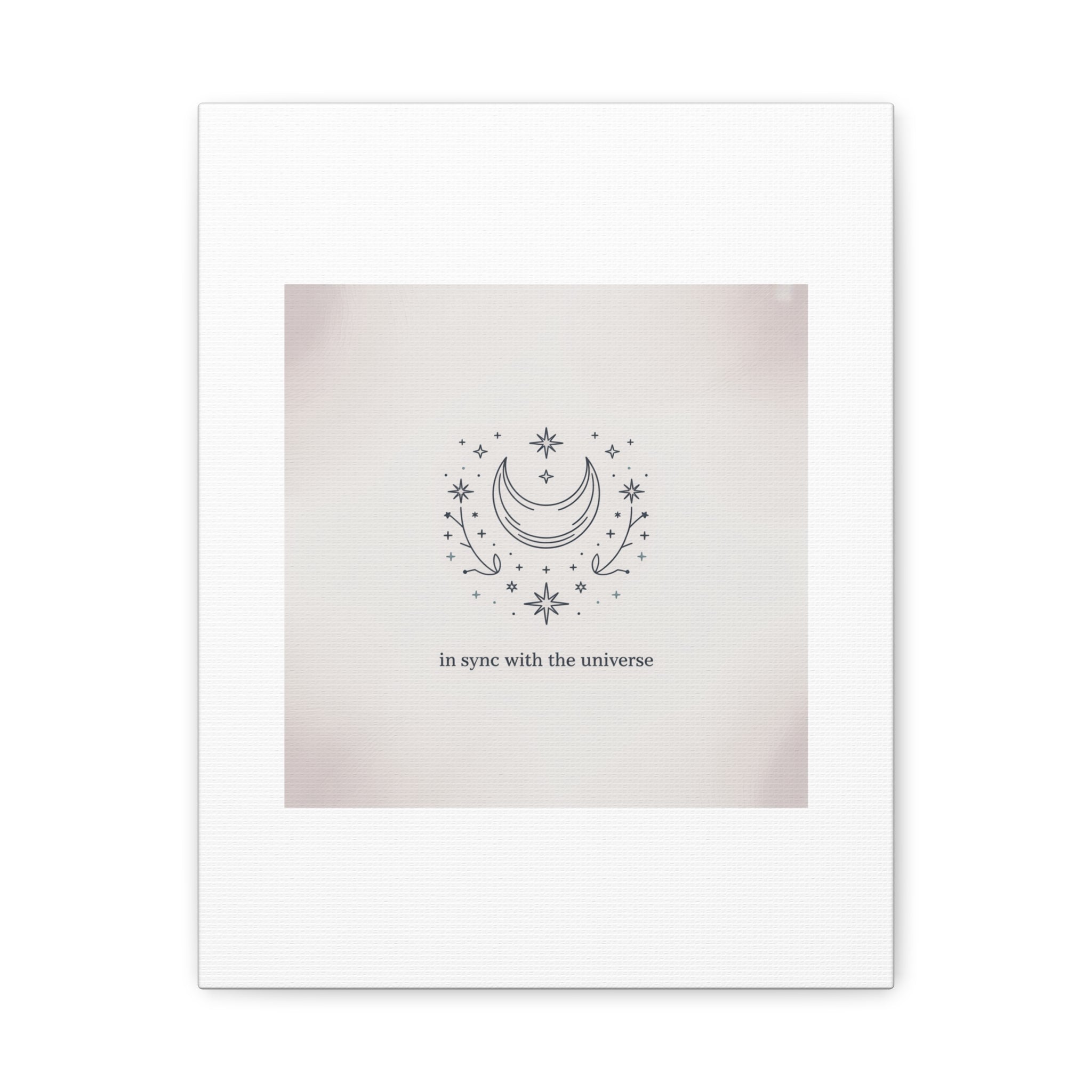 Moon Phases Constellation Art Print, Canvas