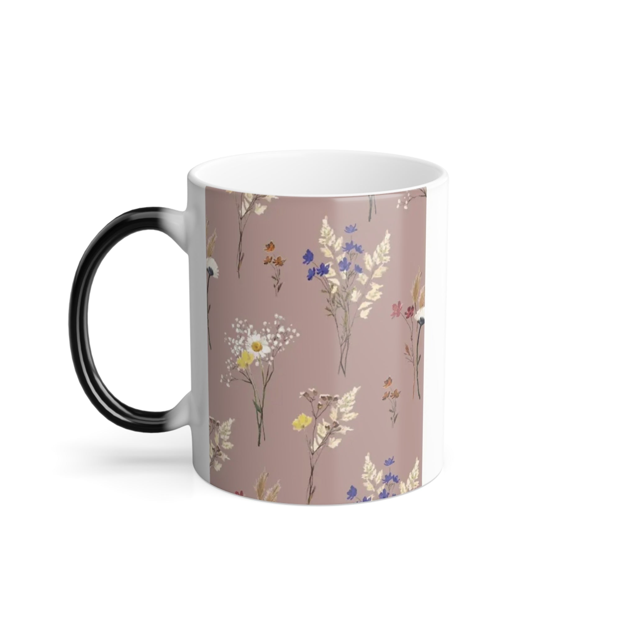 Color-Changing Floral Scripture Mug — Proverbs 16:9 Inspirational 11oz