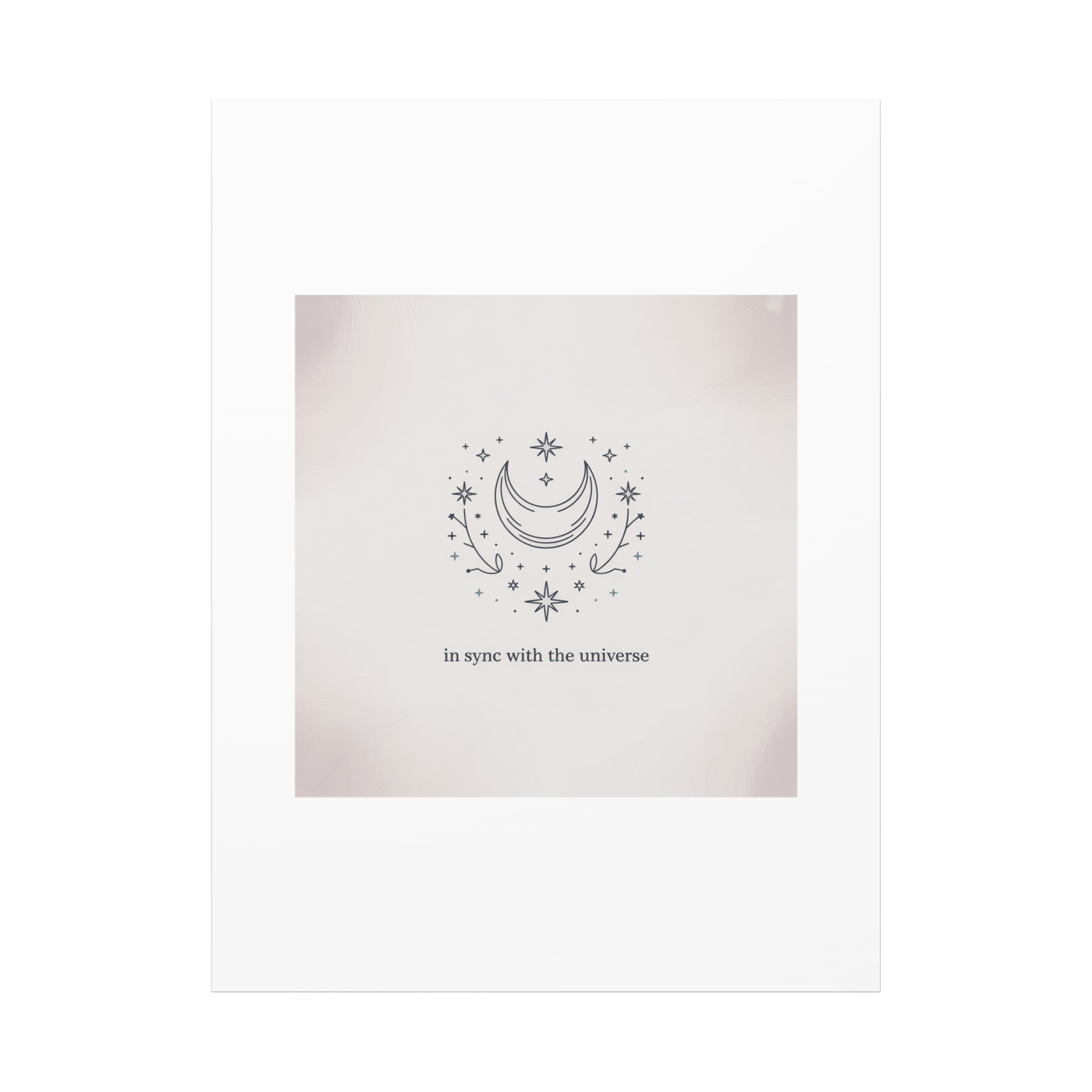 Moon Phases Constellation Art Print, Canvas