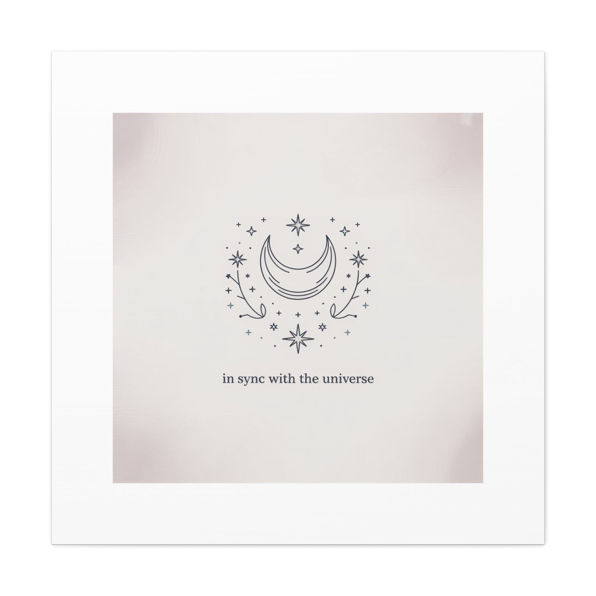 Moon Phases Constellation Art Print, Canvas