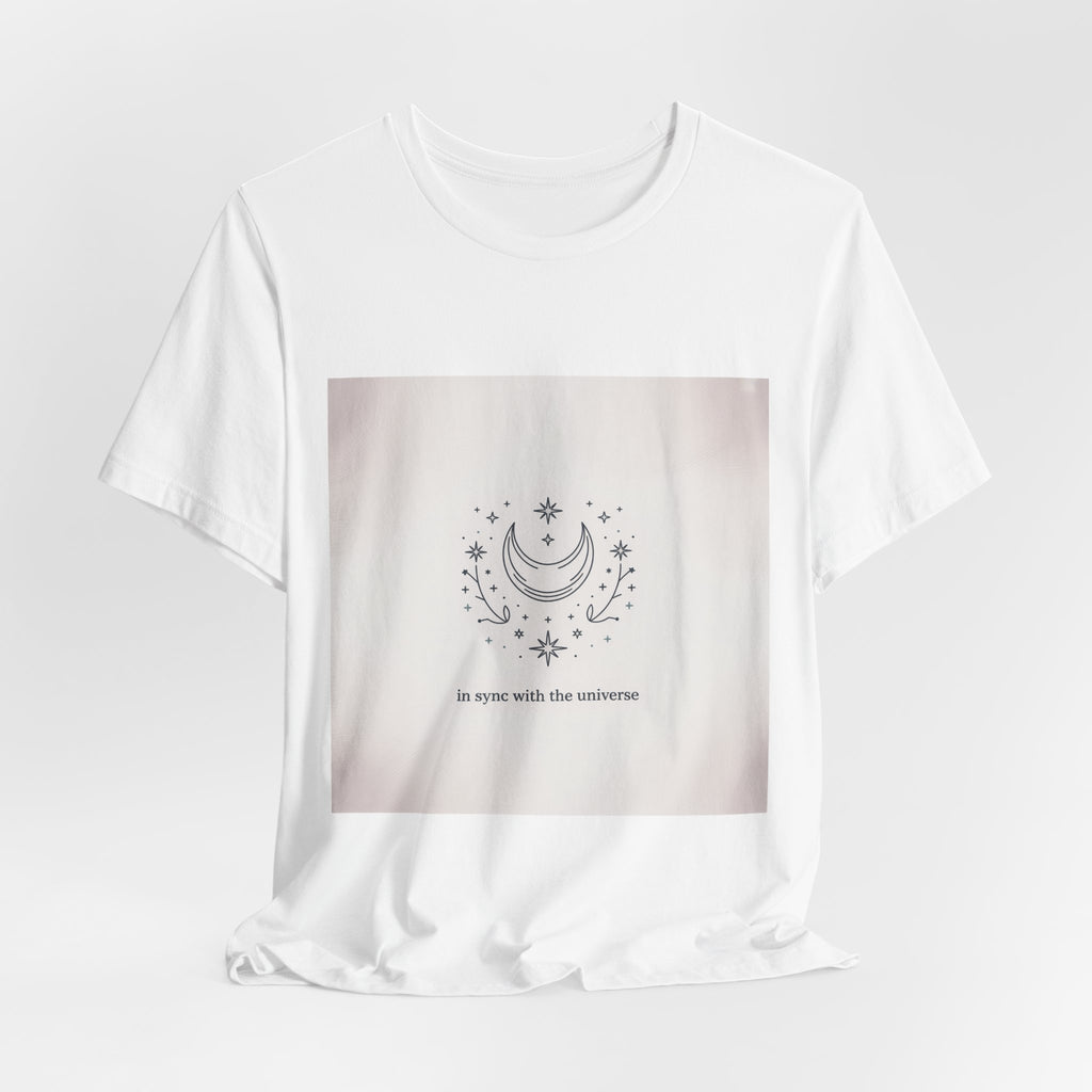 Moon Phase Constellation Tee | Minimal Astrology Design, Celestial Graphic