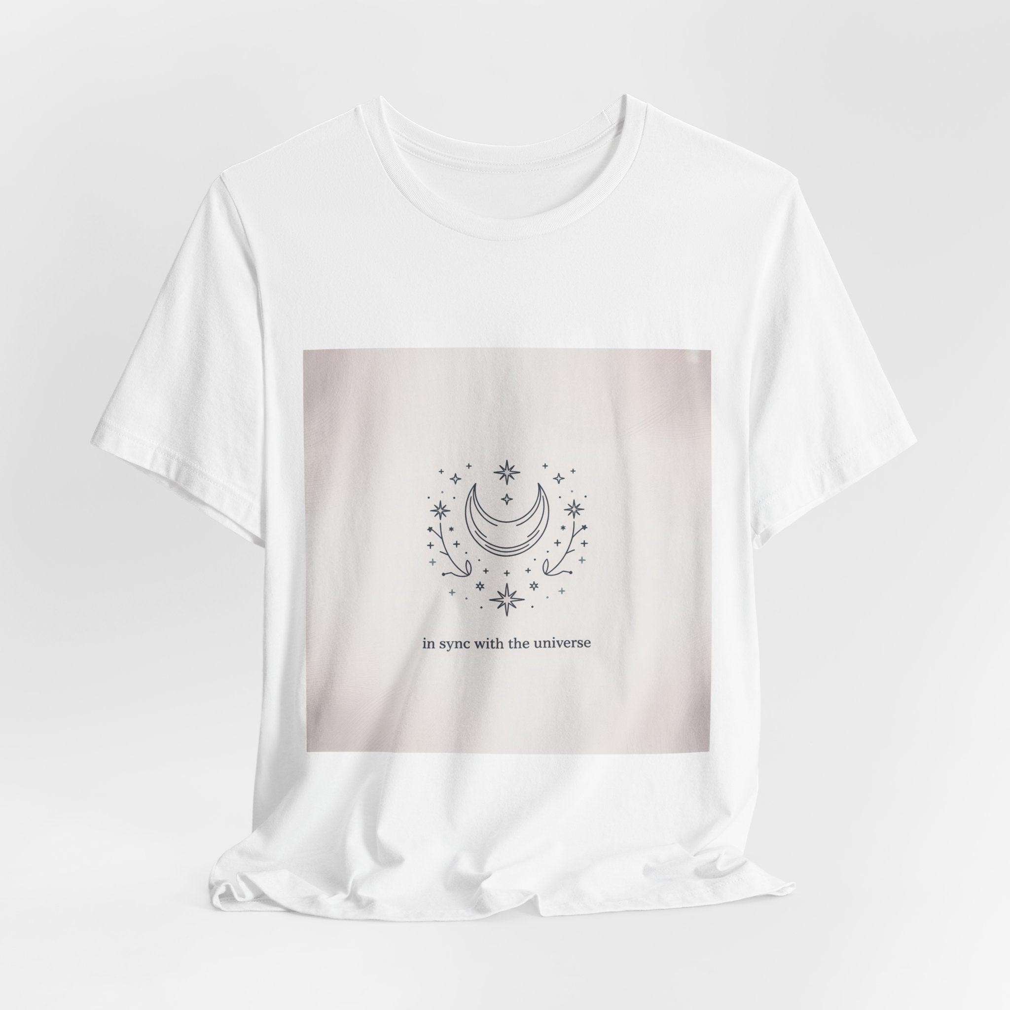 Moon Phase Constellation Tee | Minimal Astrology Design, Celestial Graphic