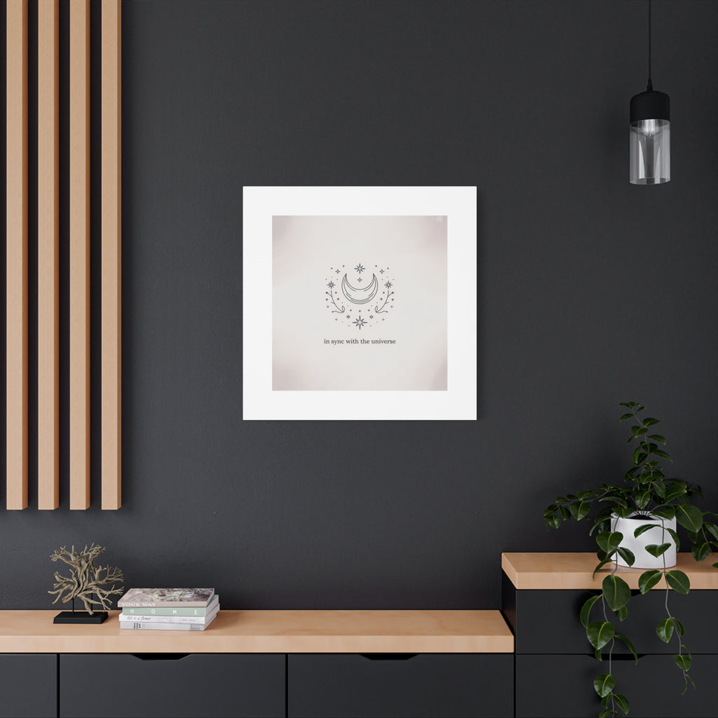 Moon Phases Constellation Art Print, Canvas